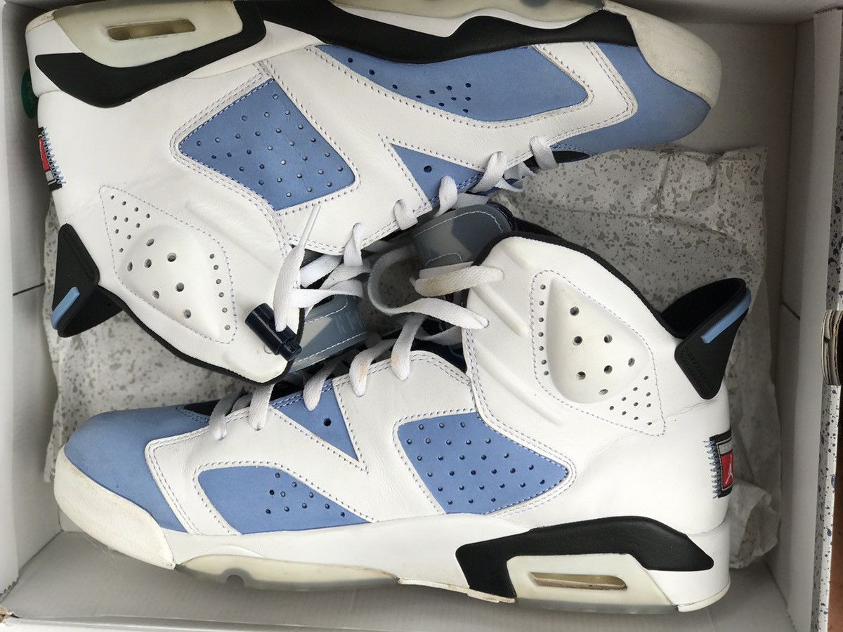 Jordan Brand Air Jordan Retro 6 UNC Size 11.5 Size US 11.5 / EU 44-45 - 9 Thumbnail