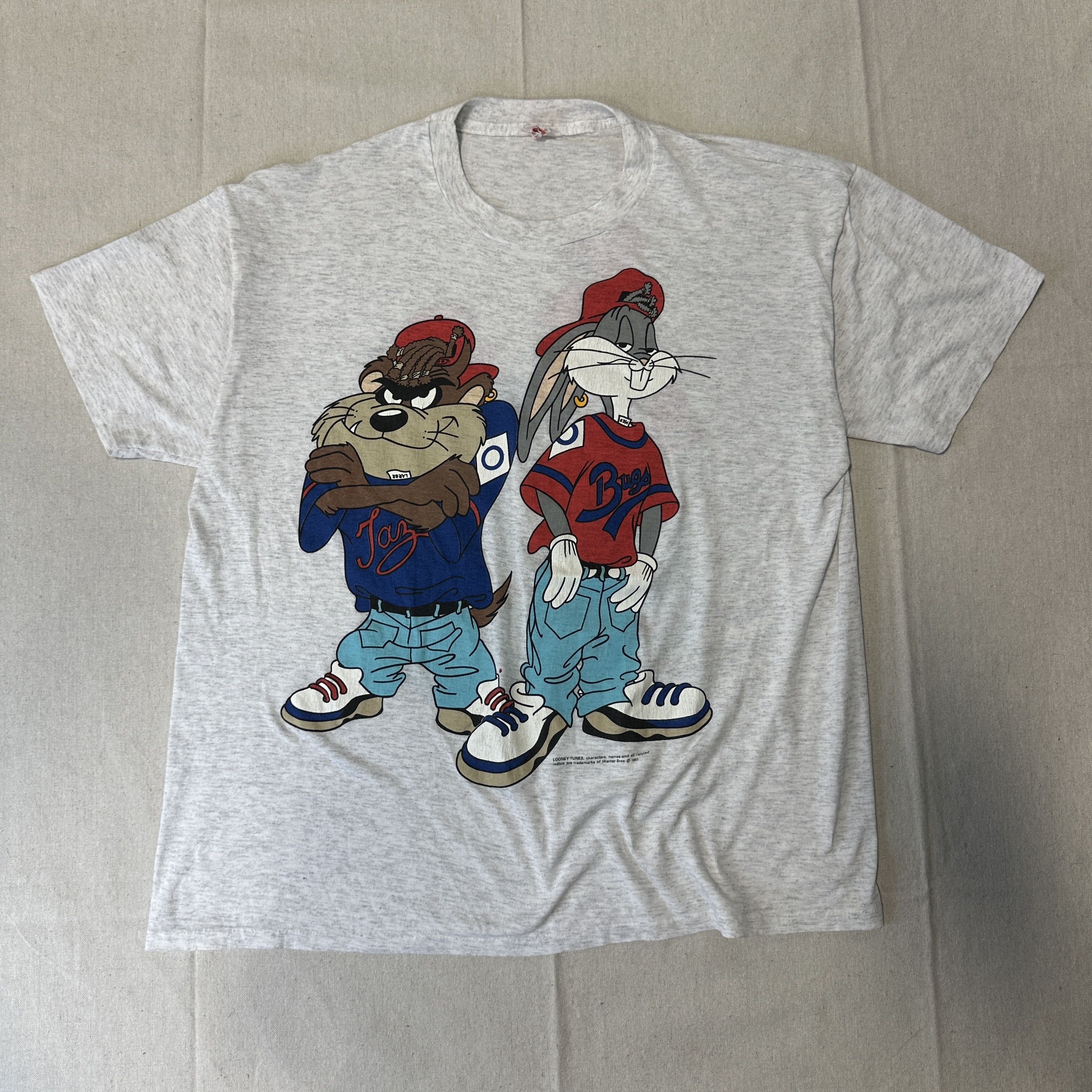 Other Vintage Looney Tunes 1993 Taz & Bugs Hip Hop Graphic T-Shirt Size L G Size US L / EU 52-54 / 3 - 1 Thumbnail
