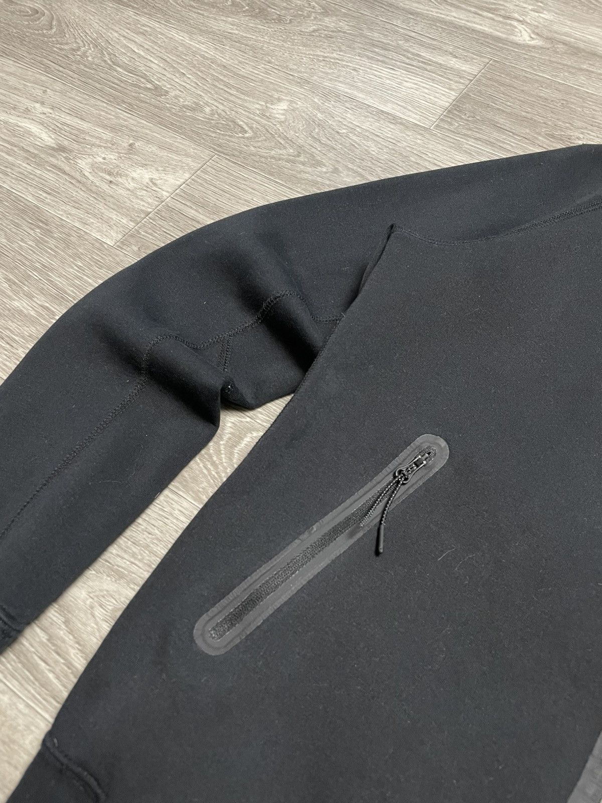 Nike Nike Tech Fleece Black Varsity Bomber Jacket Size US S / EU 44-46 / 1 - 7 Thumbnail