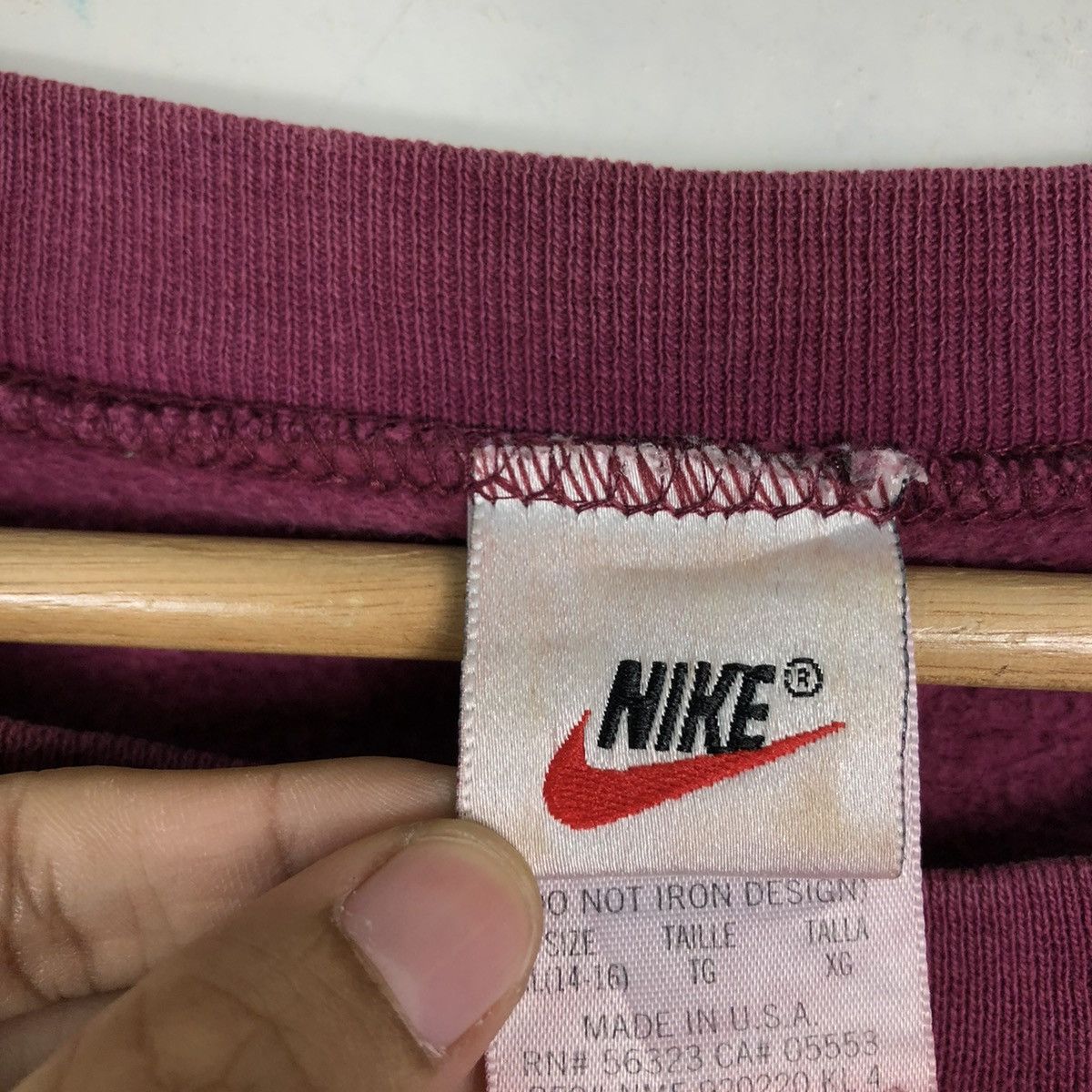 Nike × Vintage 🔥90’s Vintage Sweatshirt Crewneck Nike Size US XL / EU 56 / 4 - 9 Thumbnail