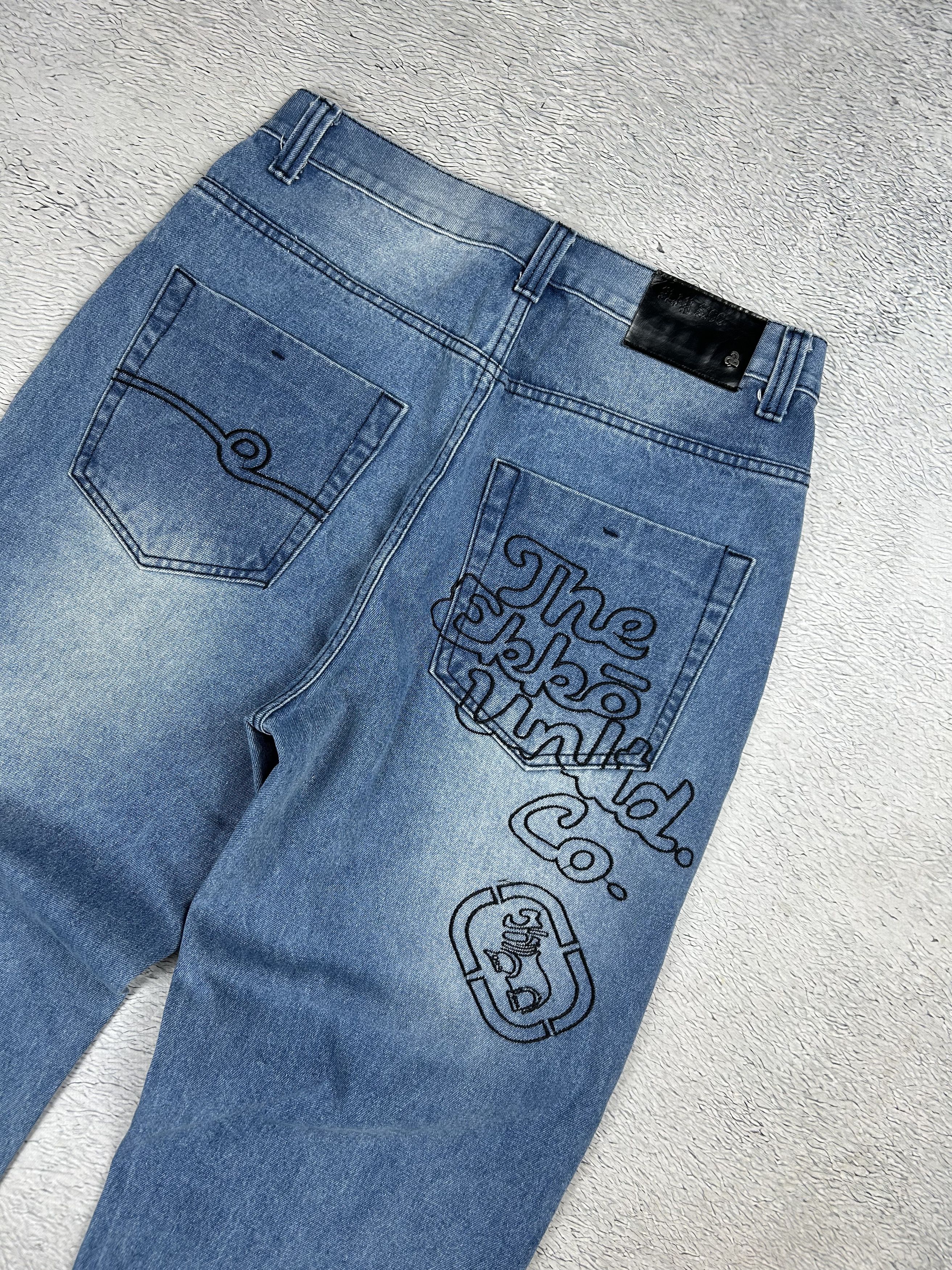 JNCO × Japanese Brand Vintage Drill jeans Ecko Unltd. style Baggy Skate AOP Rap Size US 34 / EU 50 - 3 Thumbnail