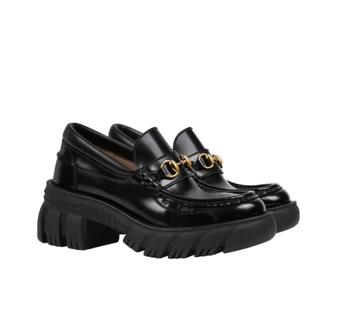 Gucci Gucci Horsebit Lug Sole Loafer Moccasin Leather Magnum Calf Size US 9.5 / IT 39.5 - 1 Thumbnail