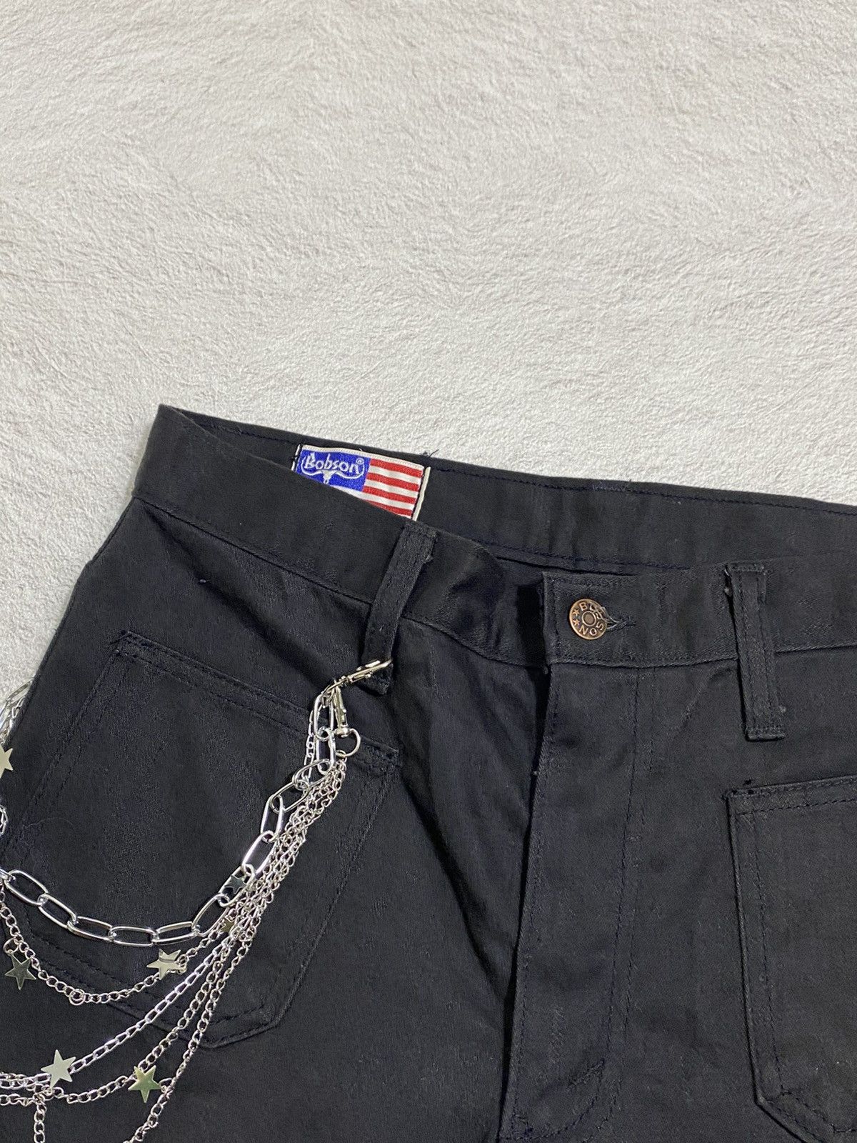 If Six Was Nine × KMRii × Le Grande Bleu (L.G.B.) SICK 💰 Vintage Bobson Western Super Flared Pants Size US 31 - 3 Thumbnail