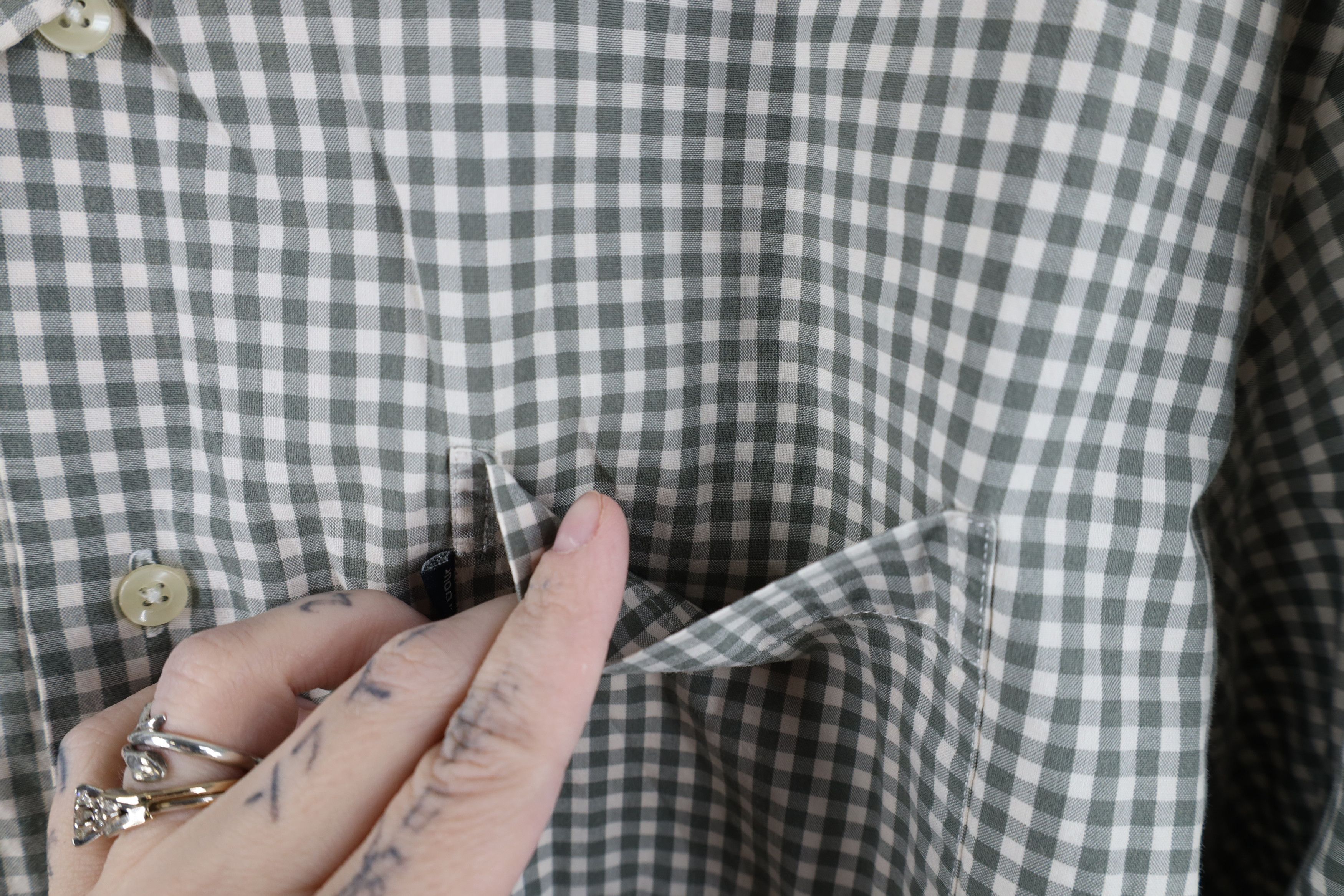 Barbour Barbour Spell Out Gingham Plaid Collared Button Down Shirt Size US S / EU 44-46 / 1 - 6 Thumbnail