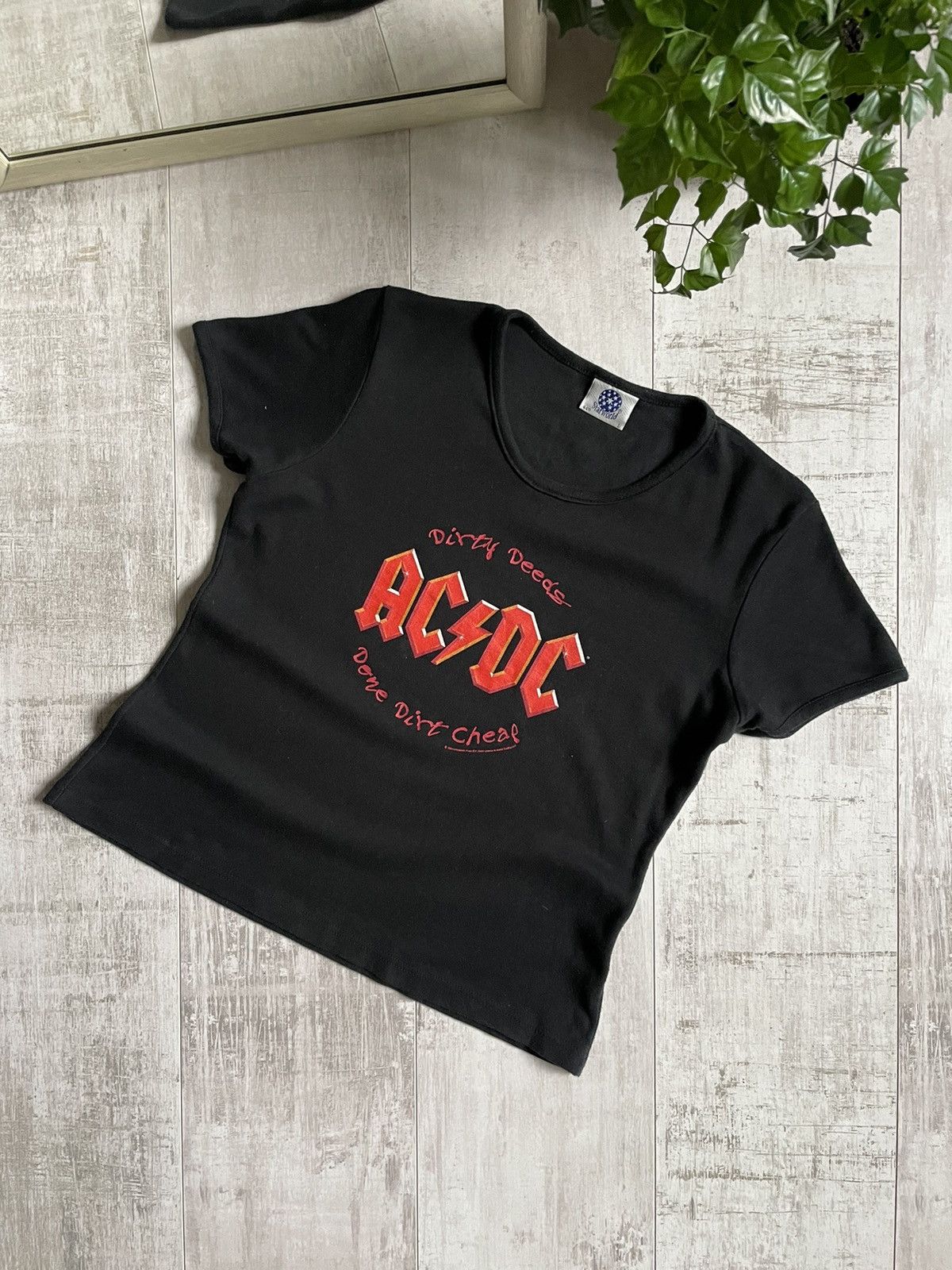 AC/DC × Band Tees × Vintage Vintage AC/DC Dirty Deeds 2004 T-Shirt Size L / US 10 / IT 46 - 2 Thumbnail