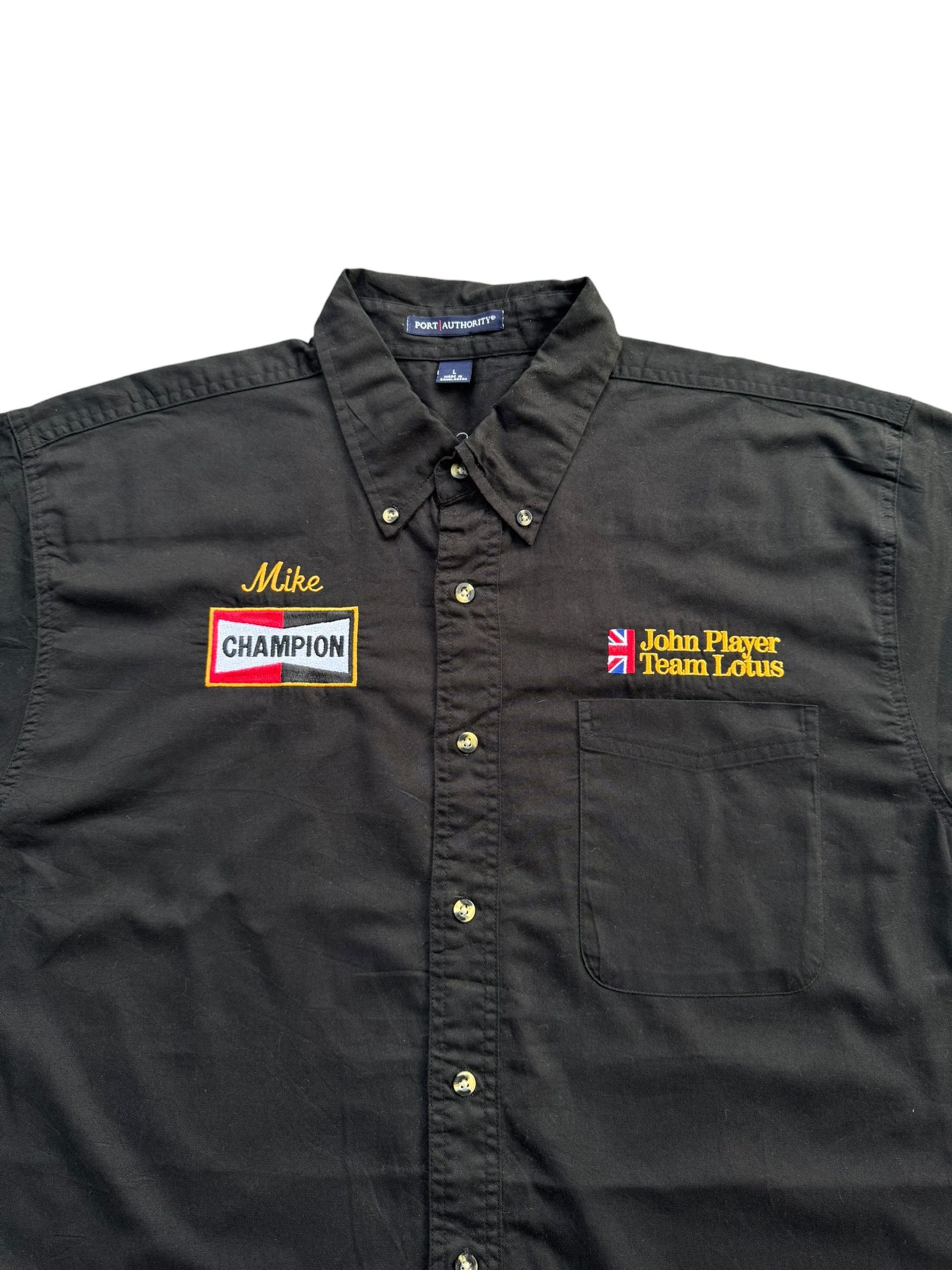 Japanese Brand Vintage John Player Lotus Team Work Shirt Size US XL / EU 56 / 4 - 2 Thumbnail