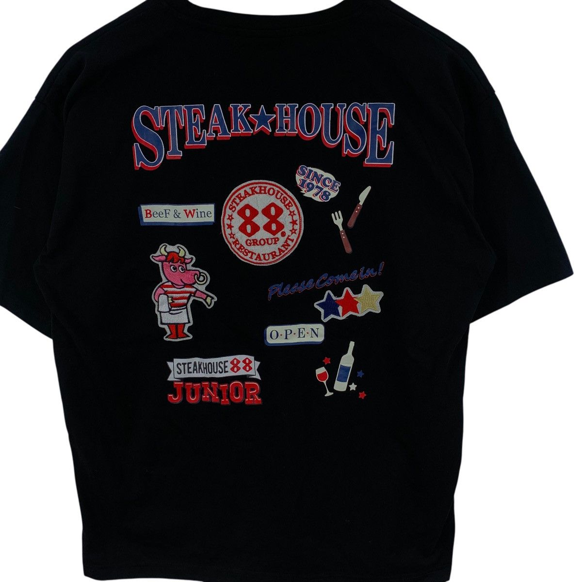 Other STEAKHOUSE 88 JAPAN Grand Menu Chef Omakase Baggy Tee Shirt Size US L / EU 52-54 / 3 - 7 Thumbnail