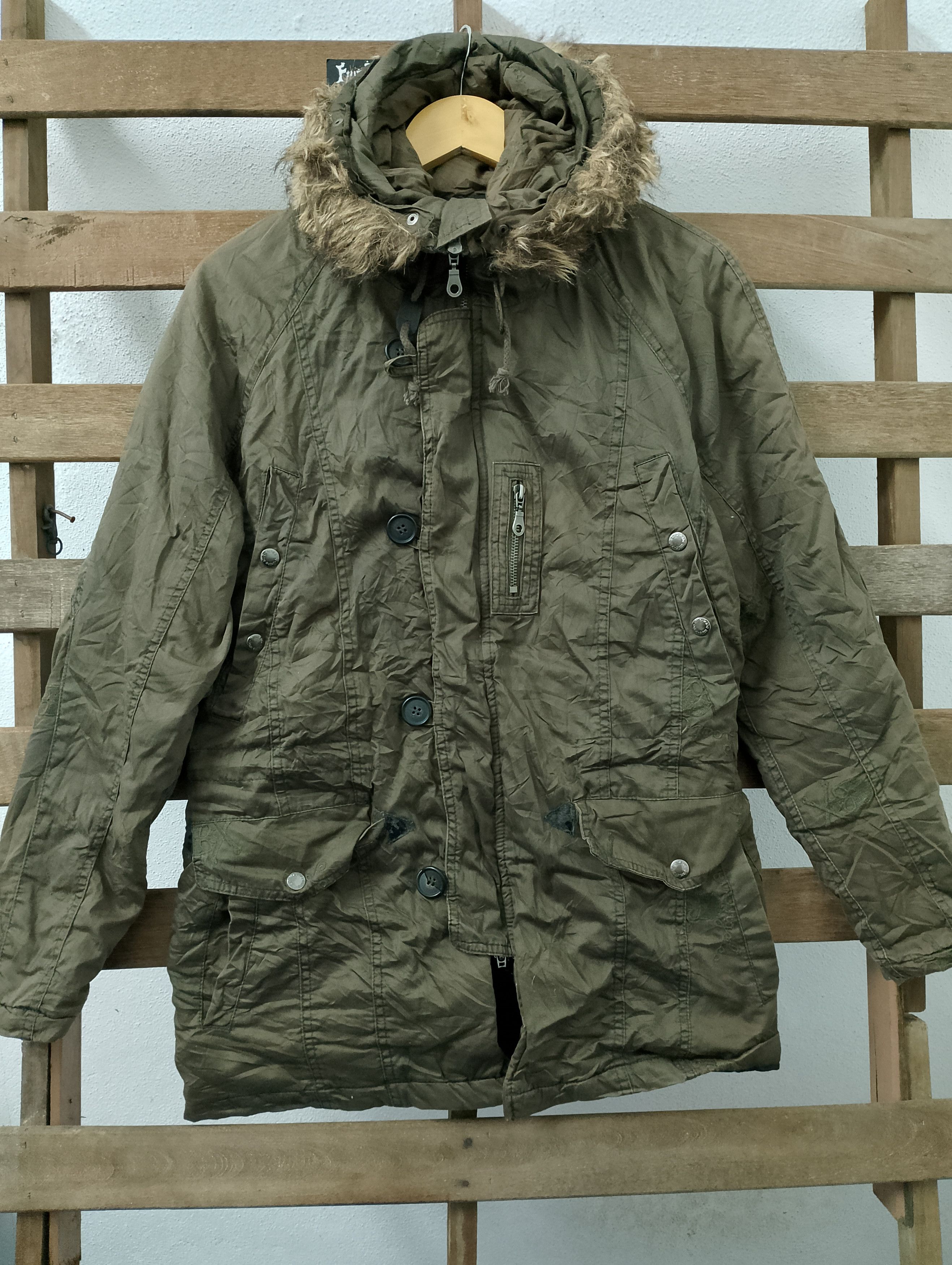 In The Attic In The Attic Parka Jacket Military Style | Grailed