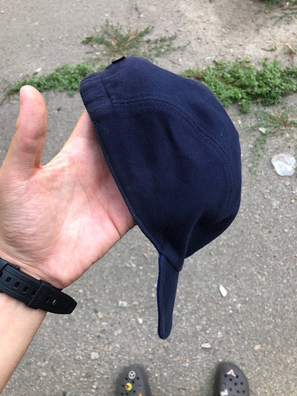 Lacoste Vintage Lacoste Chemise Sport 2/1 5 Panel Retro Cap 90s Y2K Size ONE SIZE - 5 Thumbnail