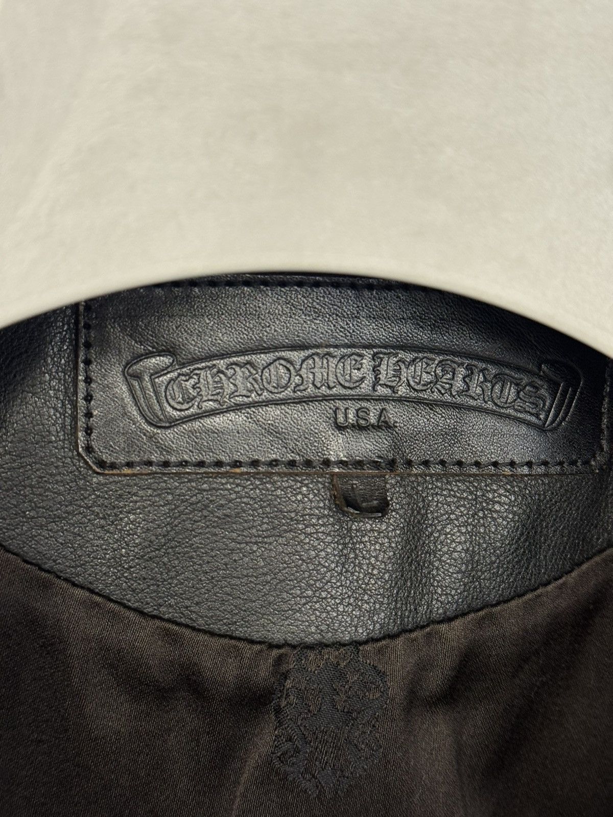 Chrome Hearts Chrome Hearts 90s Vintage 12button Leather Vest Size US L / EU 52-54 / 3 - 11 Thumbnail