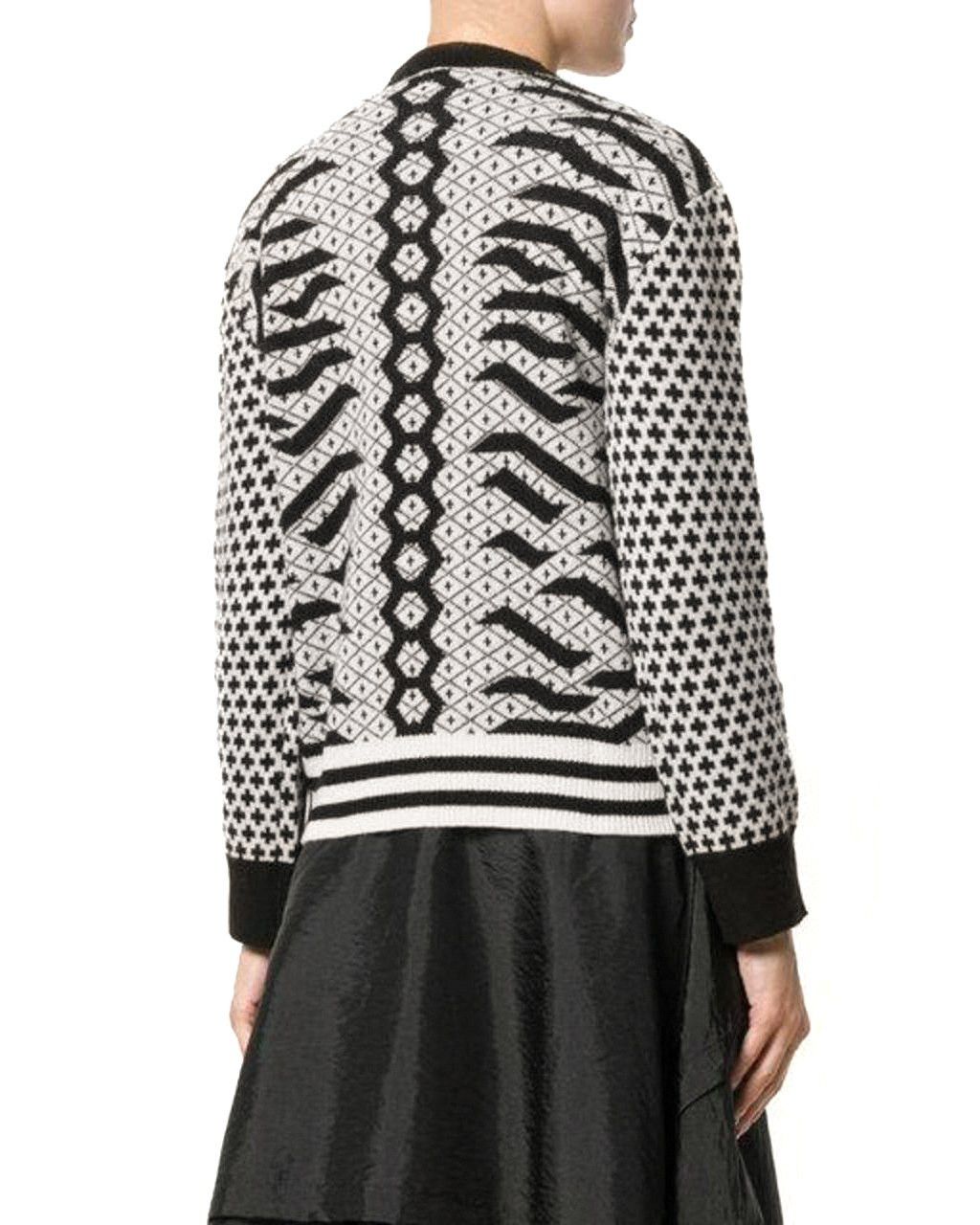 Kenzo KENZO / Embellished Pattern Wool Crewneck Sweater Size L / US 10 / IT 46 - 5 Thumbnail