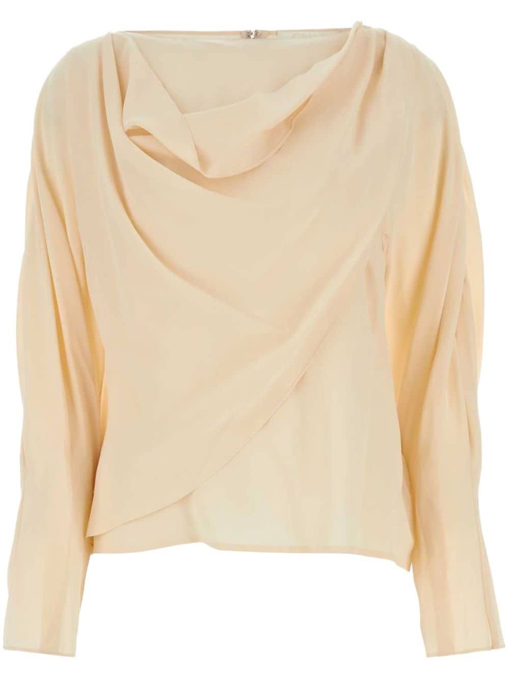Chloe o1y0825 Silk Blouse in Blush Size M / US 6-8 / IT 42-44 - 1 Thumbnail