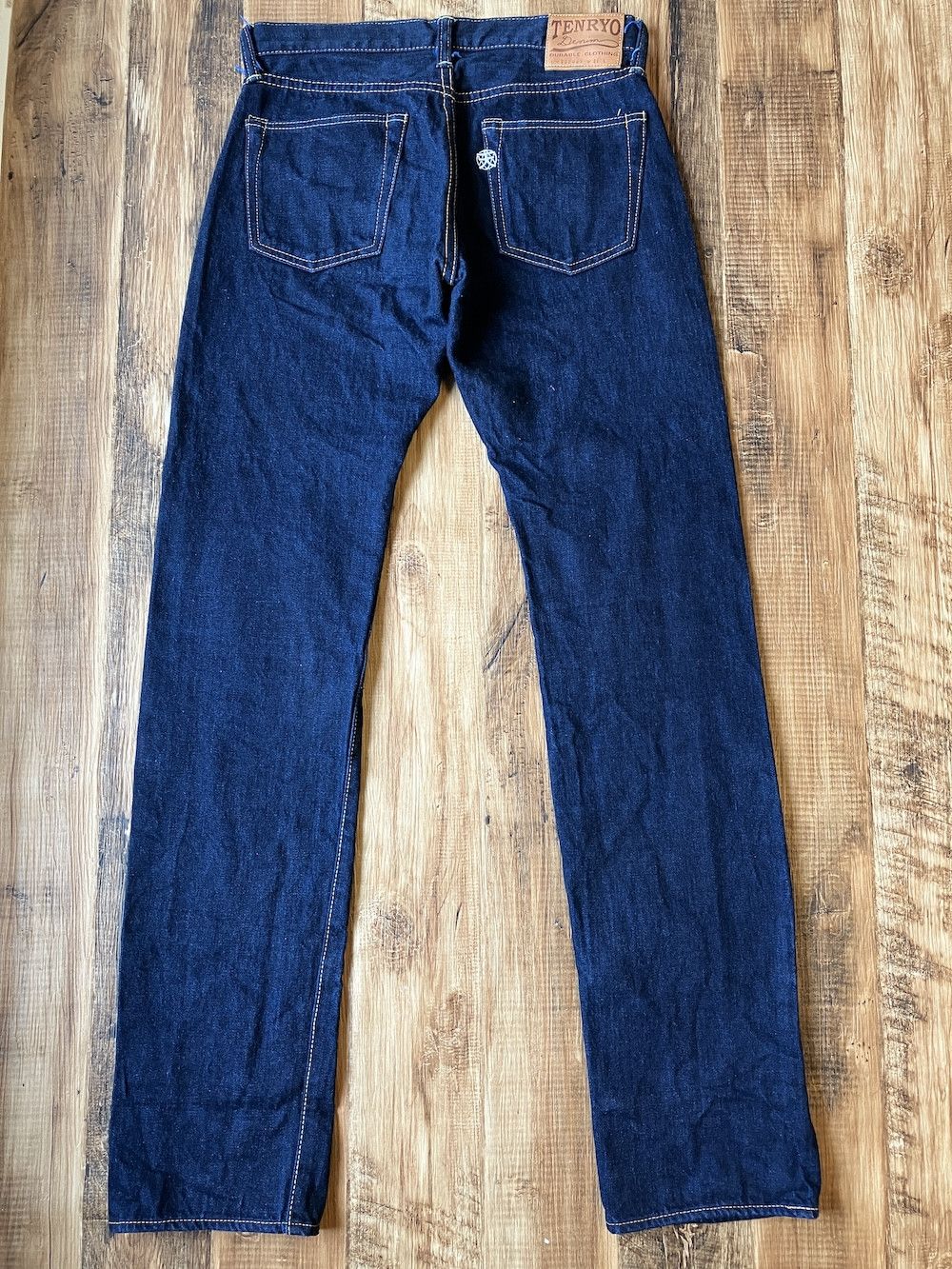 Japanese Brand TENRYO DENIM TDP005 W31 x L35 “Color Revolution” Indigo&blue Size US 31 - 1 Thumbnail