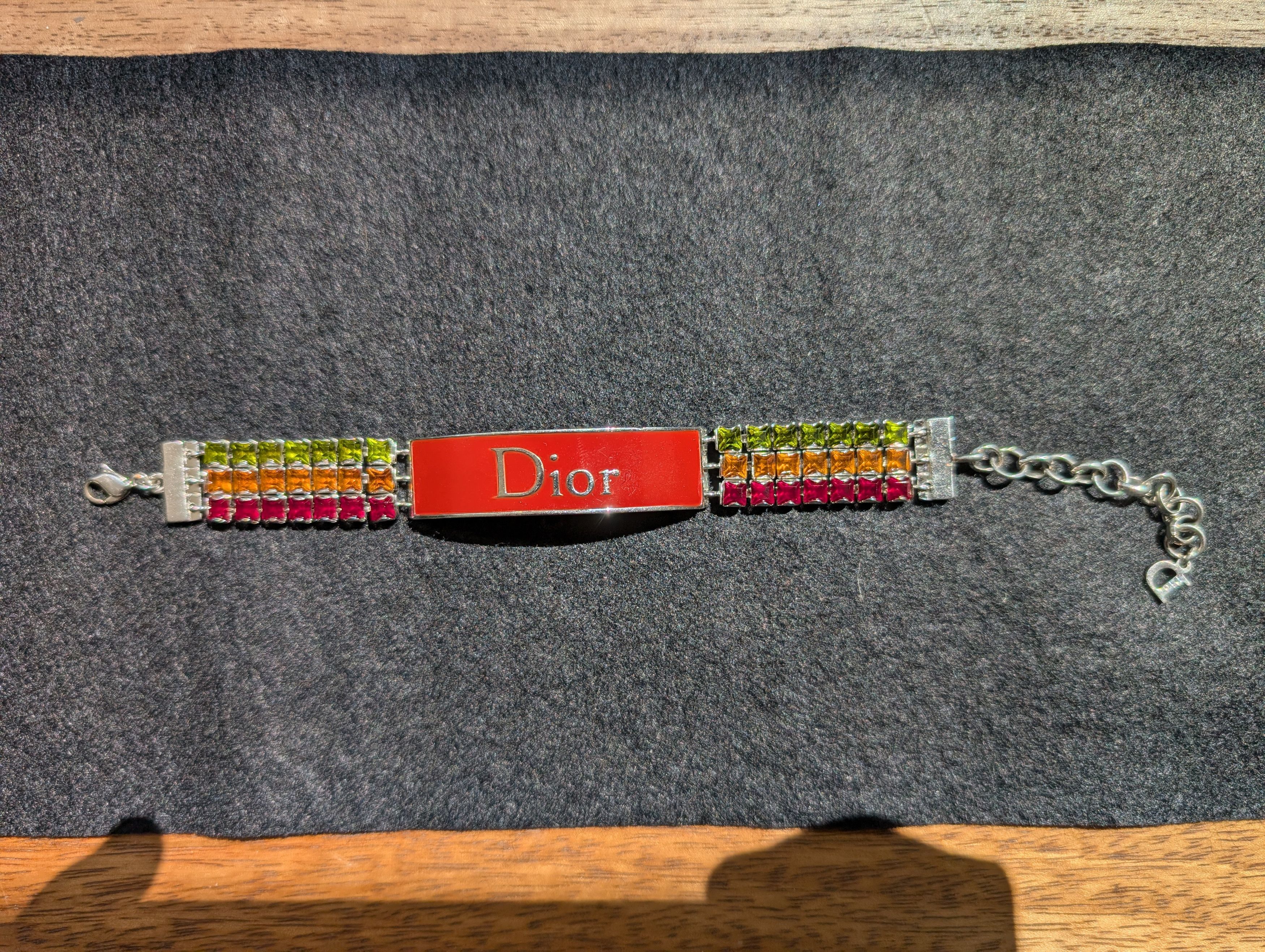 Dior Rasta cristal bracelet