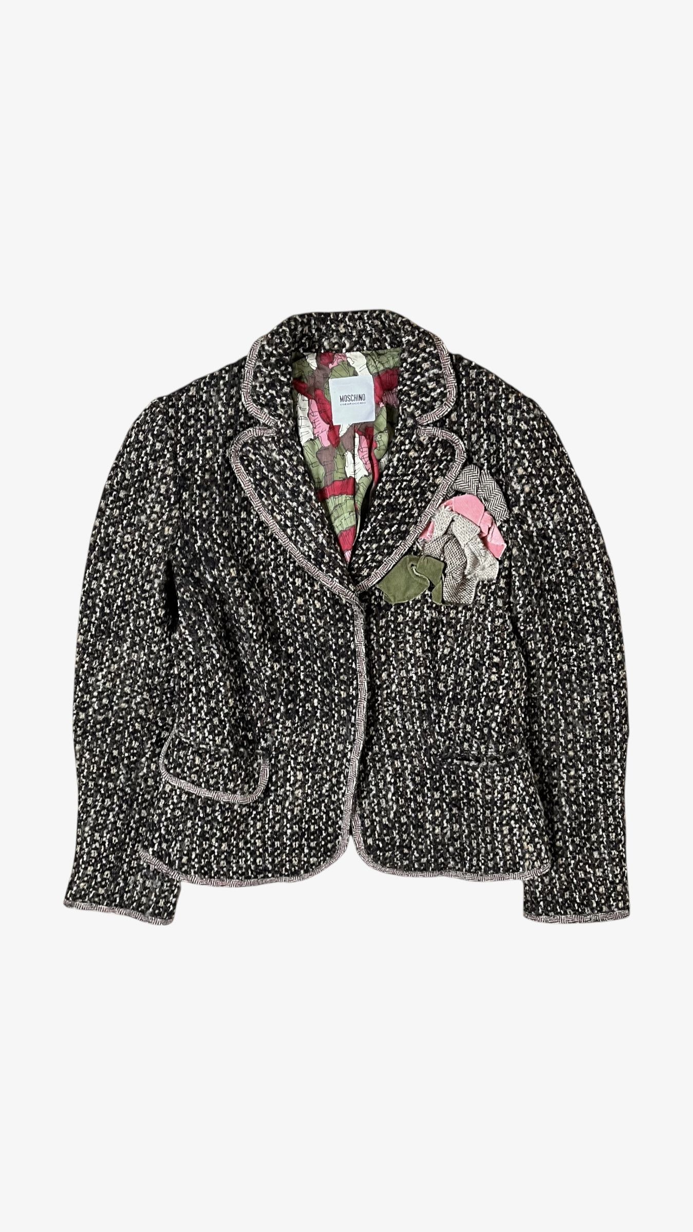 Moschino Vintage Y2K Women's Moschino Wool And Mohair Blend Blazer Size S / US 4 / IT 40 - 1 Thumbnail