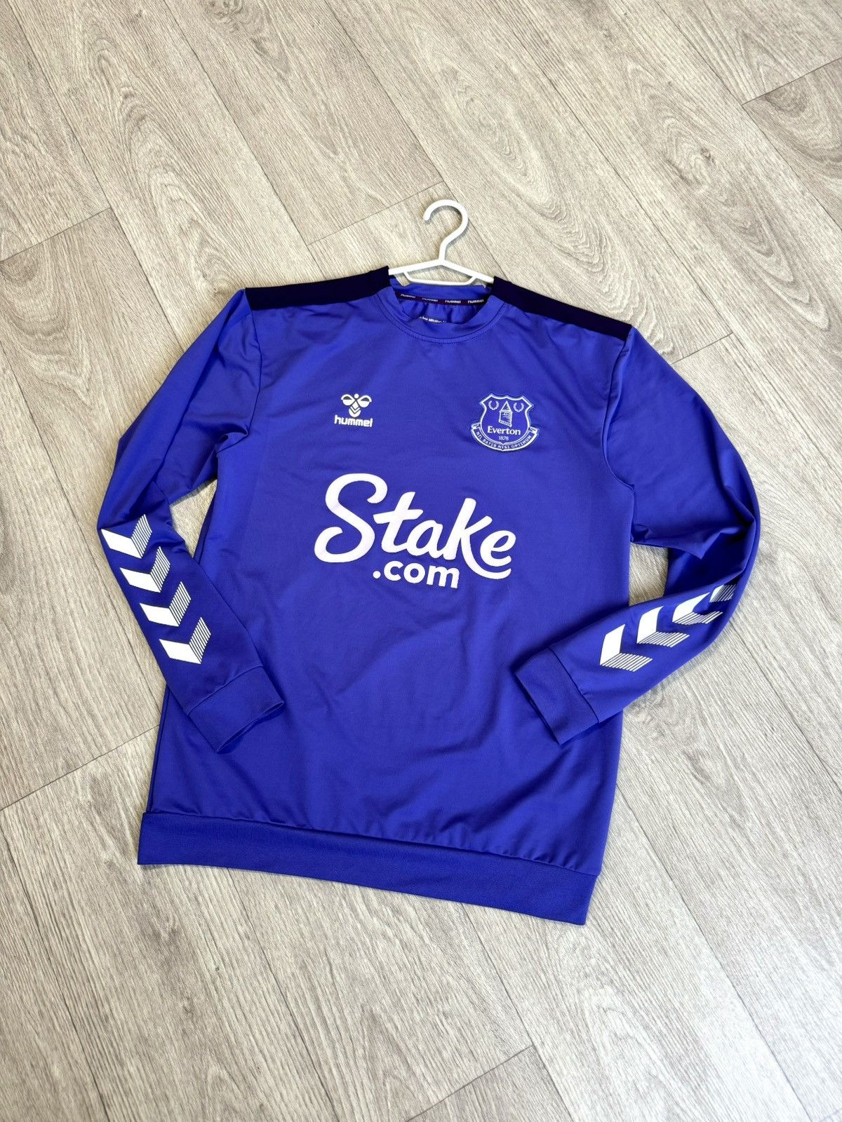 Hummel 🔷Hummel Everton Long Sleeve Soccer jersey🔷 Size US S / EU 44-46 / 1 - 1 Thumbnail
