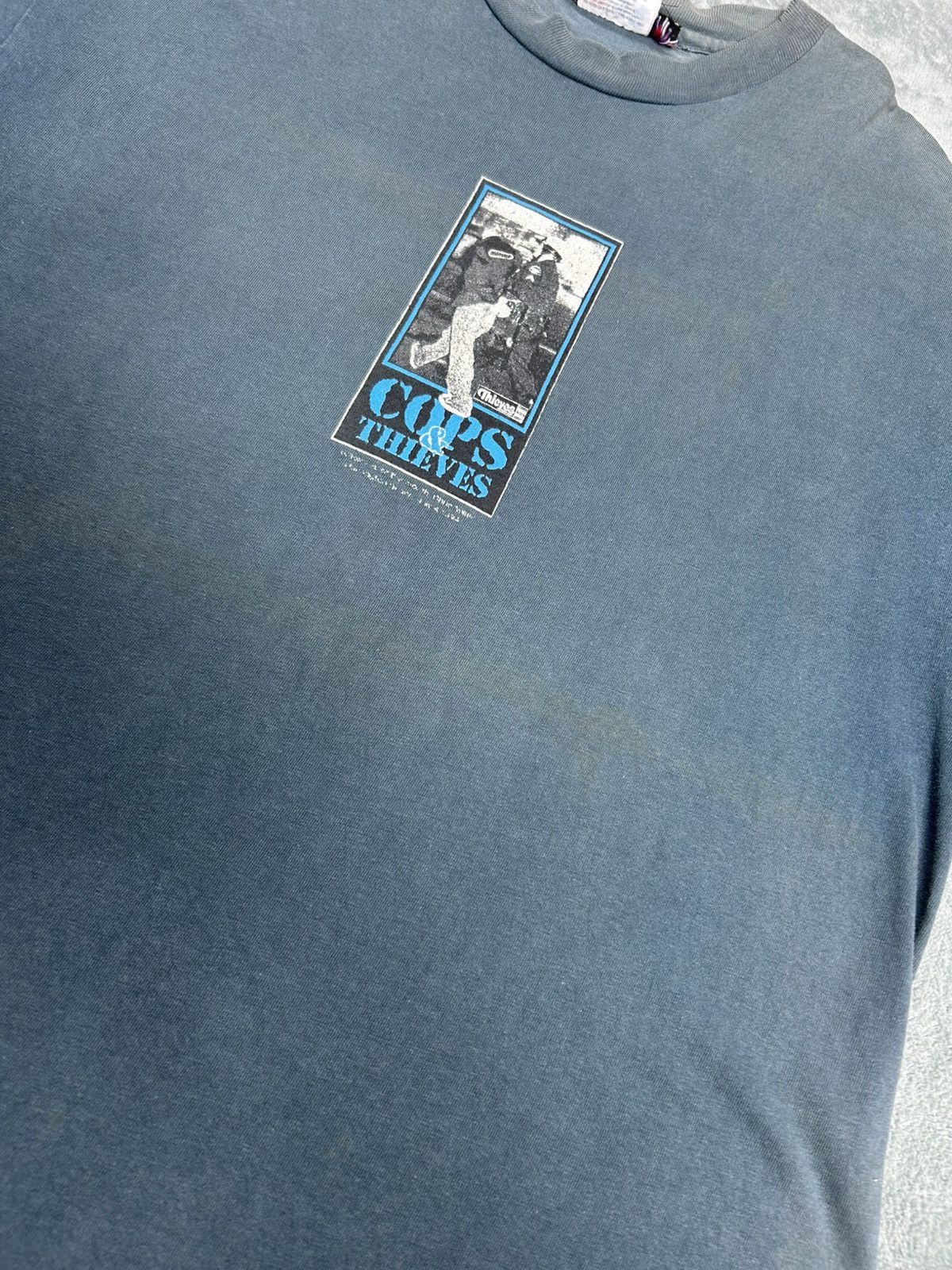 Vintage Vintage 90’s Thieves Chris Miller Skate/Streetwear T-Shirt Size US L / EU 52-54 / 3 - 2 Thumbnail