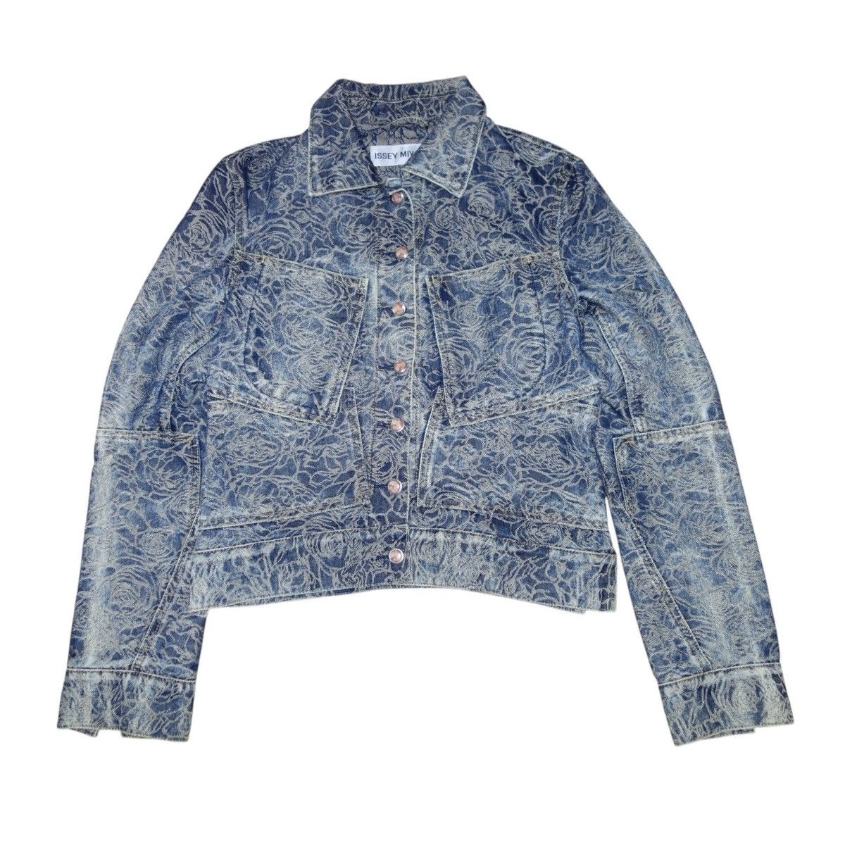 Issey Miyake Issey Miyake Jaquard Woven Denim Setup Size US S / EU 44-46 / 1 - 2 Thumbnail