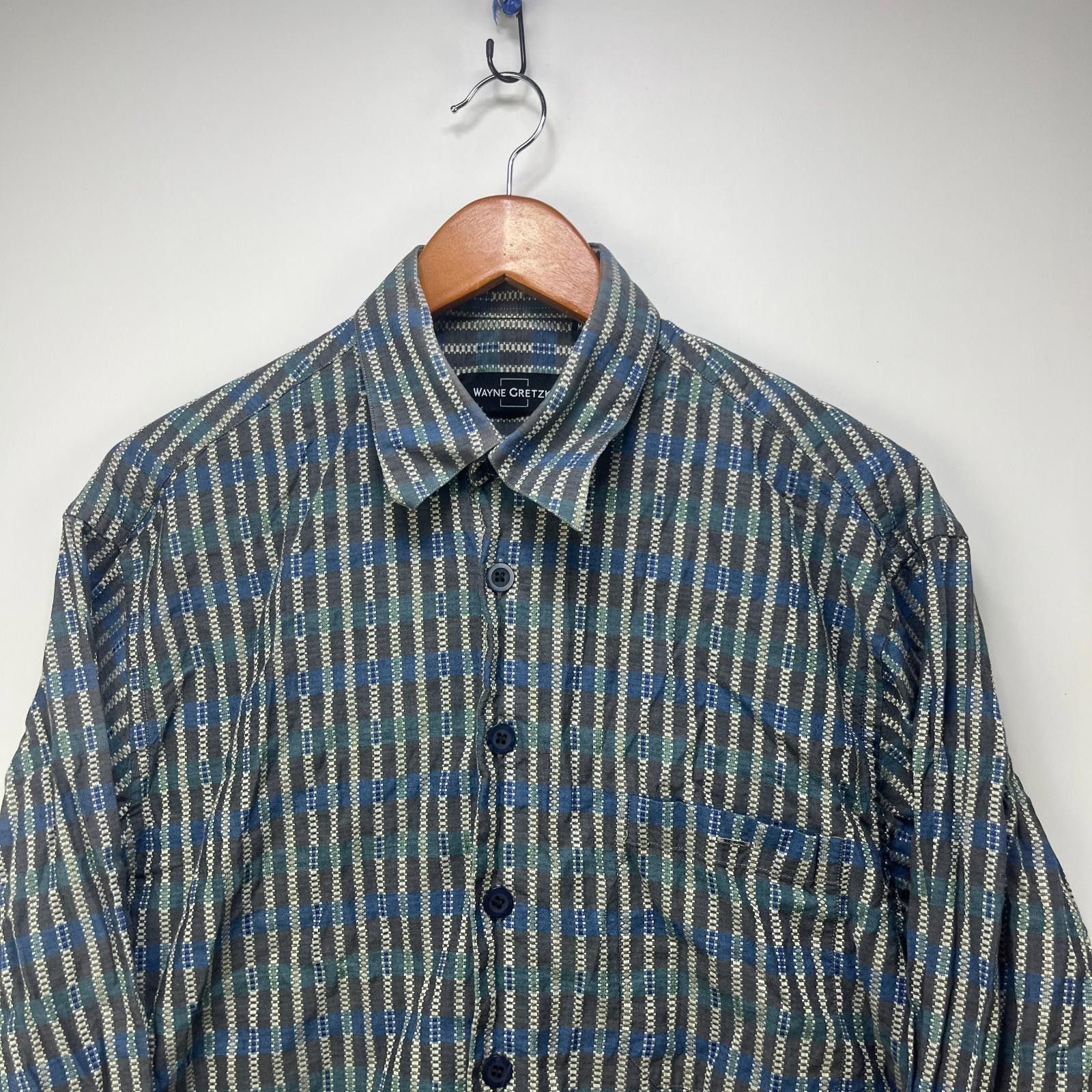 Vintage Vintage 90s Wayne Gretzky Button Up Long Sleeve Shirt Medium Size US M / EU 48-50 / 2 - 2 Thumbnail