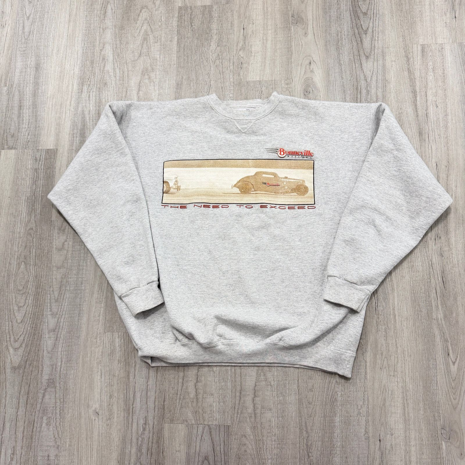 Vintage Vintage Bonneville Sports Watches Sweatshirt Men's XL Gray Size US XL / EU 56 / 4 - 1 Thumbnail