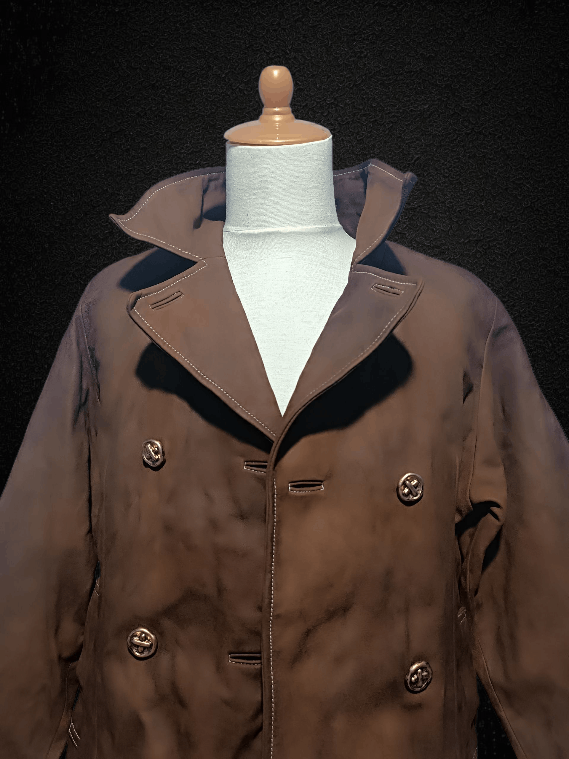Japanese Brand Vintage Leather Jacket Boxy Coat Size US M / EU 48-50 / 2 - 3 Thumbnail