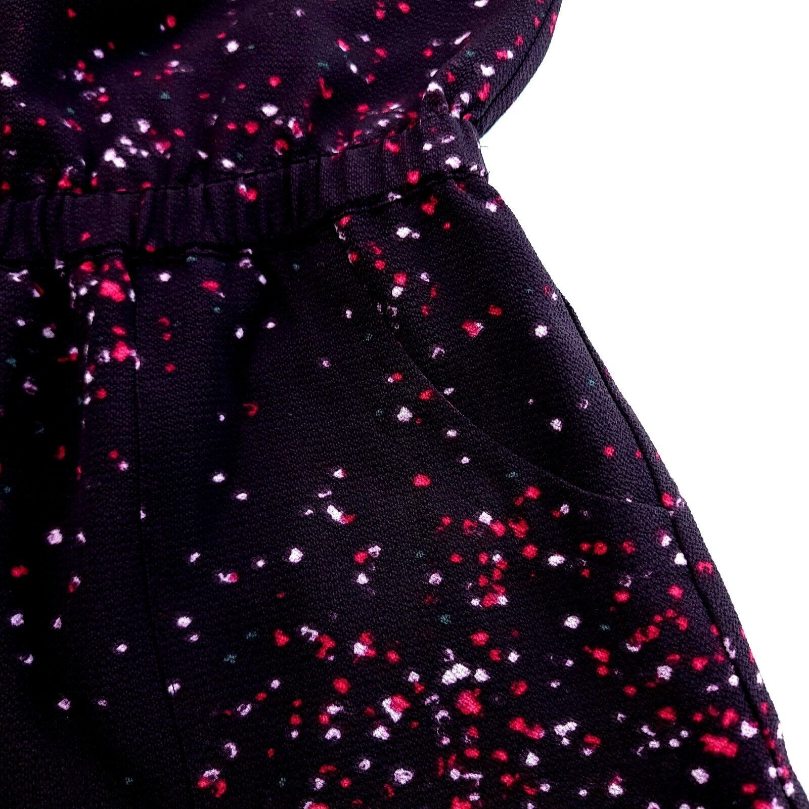 Apt. 9 Apt 9 Purple Dot Front 1/4 Zip Long Sleeve Long Dress Large Size L / US 10 / IT 46 - 14 Thumbnail