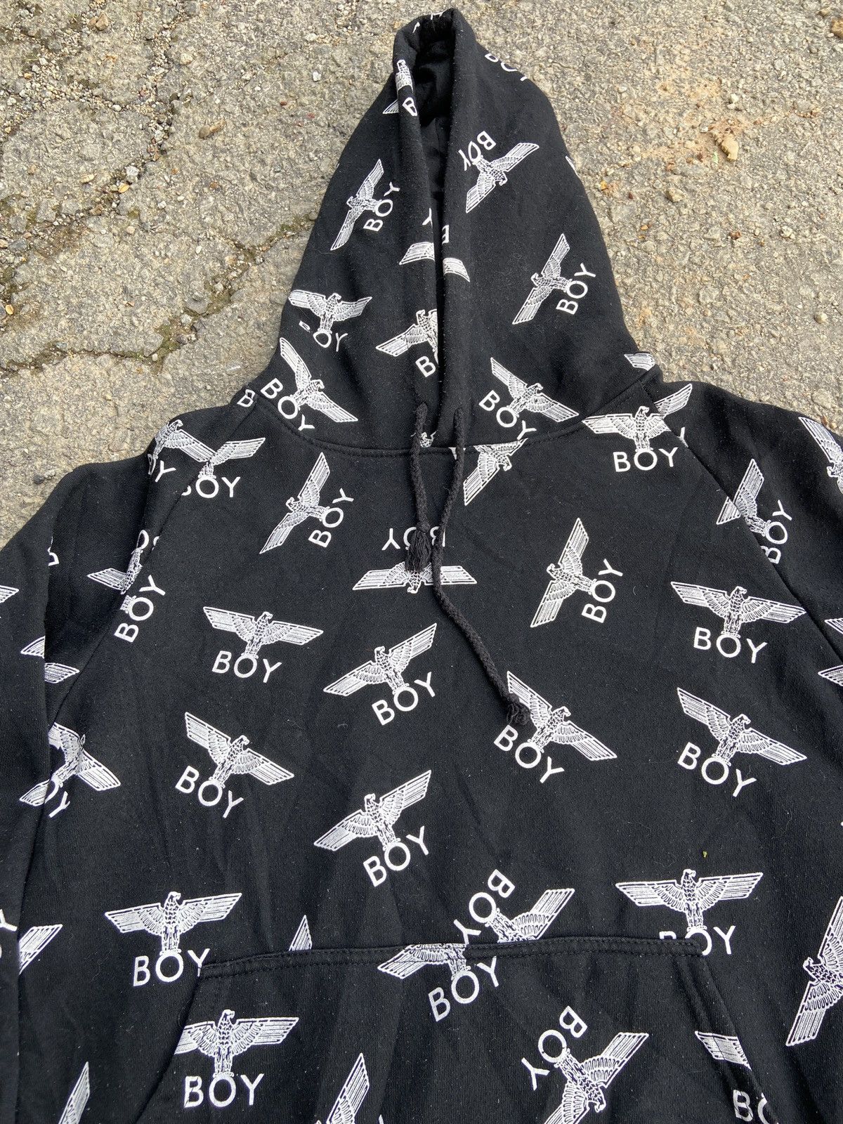 Boy London × Vintage Vintage Monogram Boy London Hoodie Size US L / EU 52-54 / 3 - 4 Thumbnail