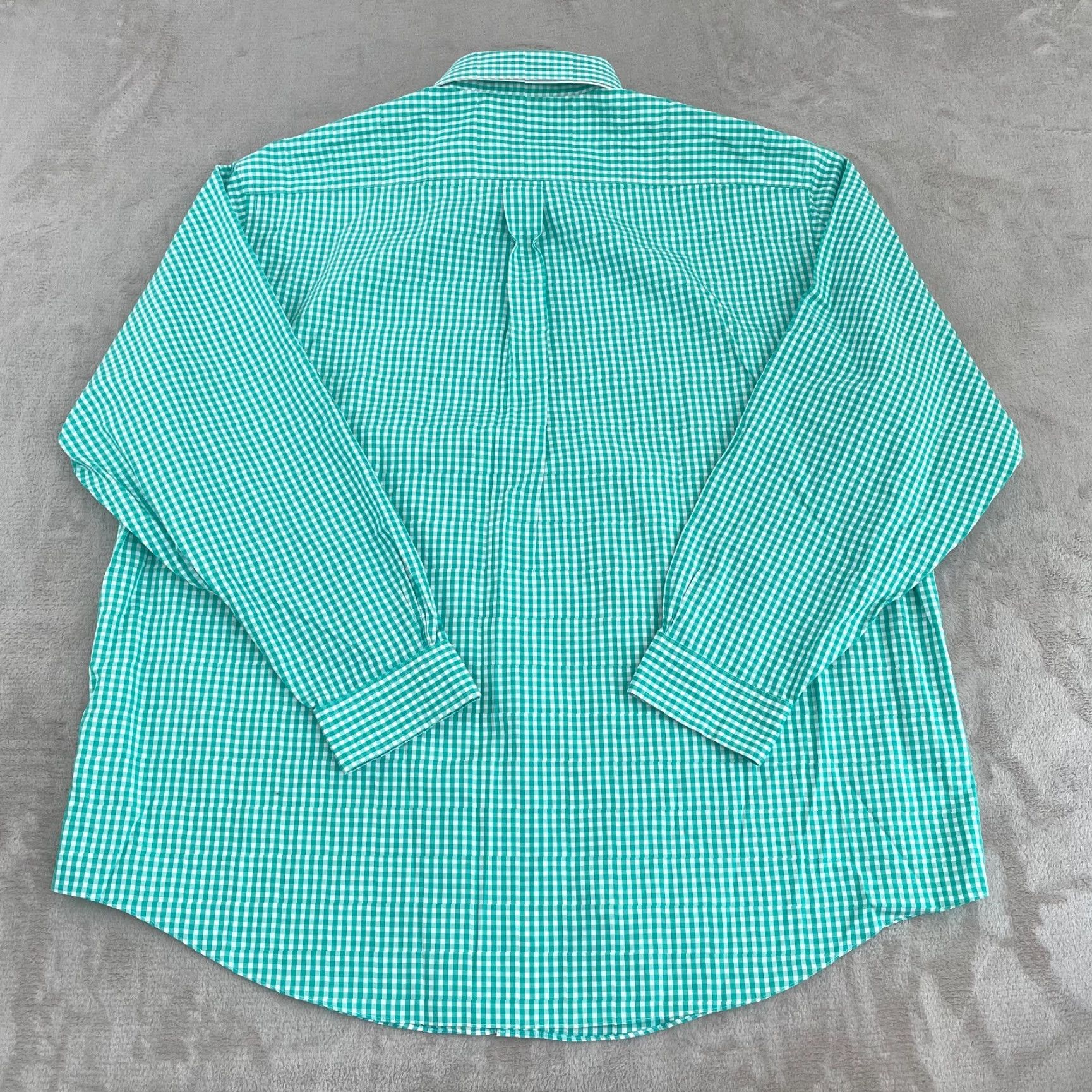 Brooks Brothers Brooks Brothers Shirt Men 2XL Green Gingham Check Non Iron Long Sleeve NWT Size US XXL / EU 58 / 5 - 5 Thumbnail