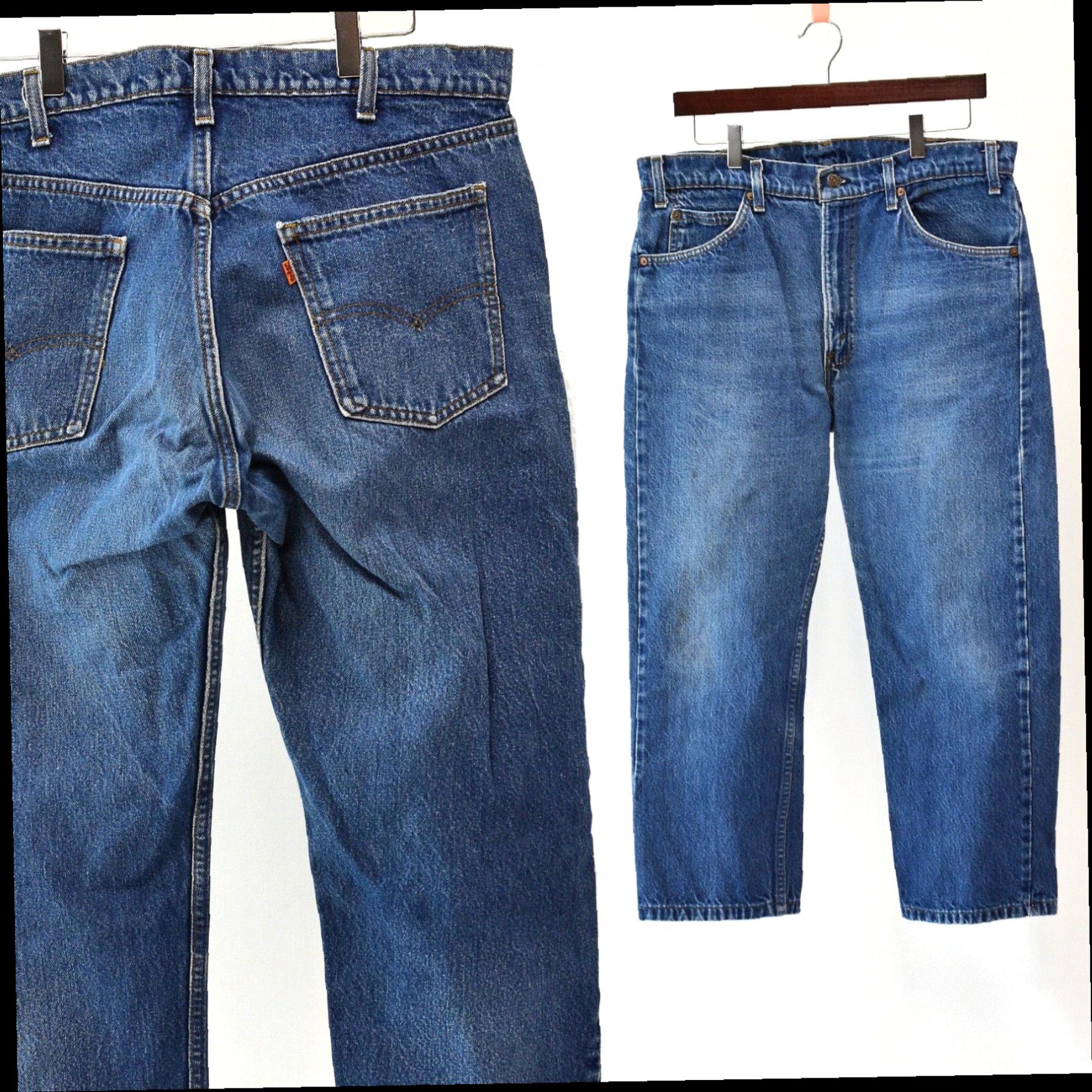 Levi's Authentic Classic 80s Men's Dark Stone Wash Straight