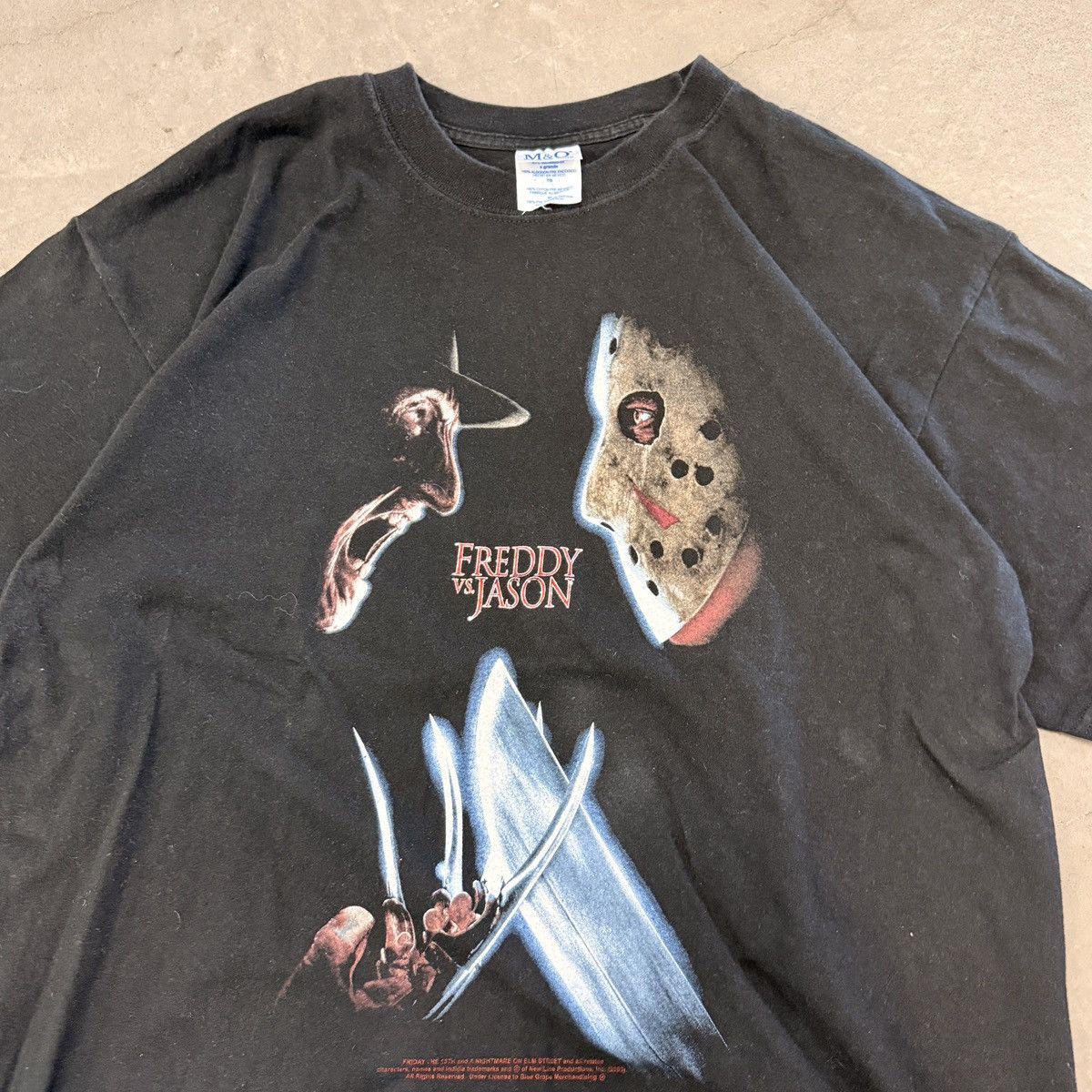 Planet Hollywood Vintage 2003 Freddy Vs Jason Promo Tee Size US XL / EU 56 / 4 - 3 Thumbnail