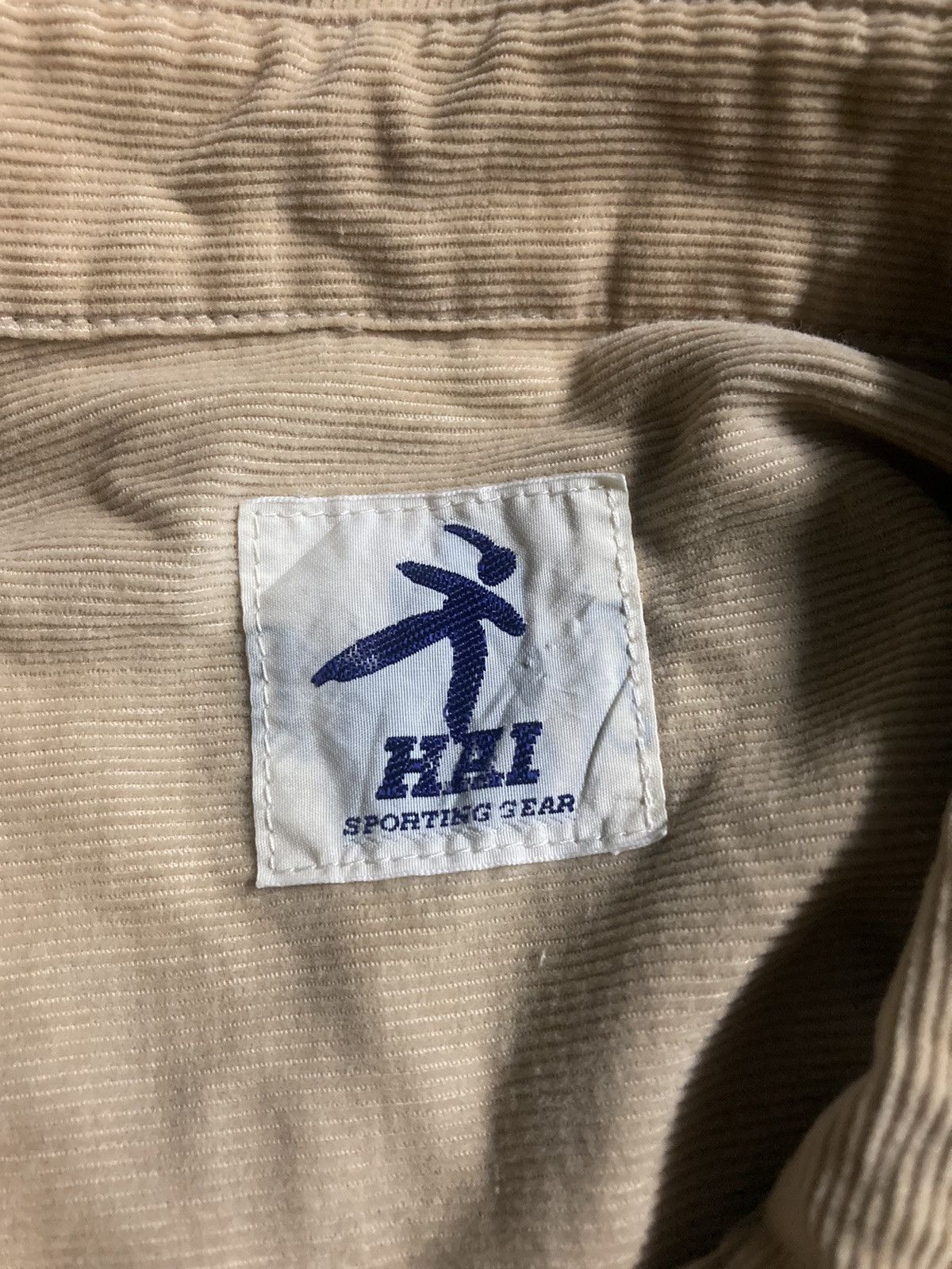 Hai Sporting Gear × Issey Miyake Hai Sporting Gear Corduroy Button Up Beige Shirt Size US M / EU 48-50 / 2 - 3 Thumbnail