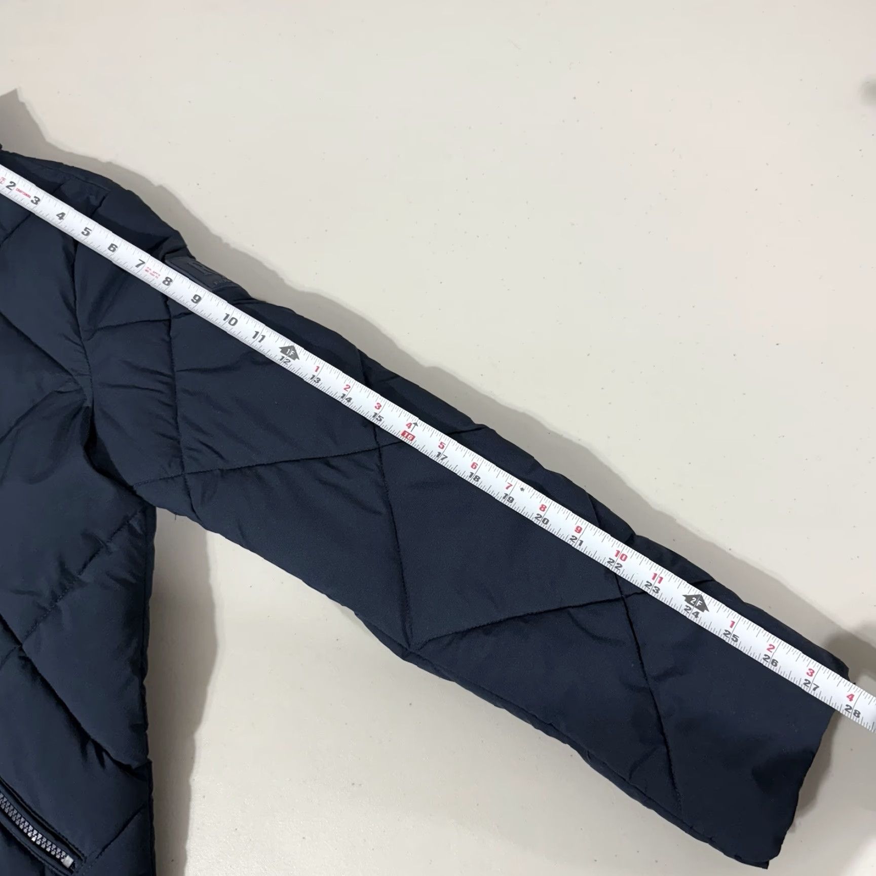 Ralph Lauren Lauren Ralph Lauren Women's Jacket Puffer Zip Up Navy Blue Small Slim Regular Fit Size S / US 4 / IT 40 - 5 Thumbnail