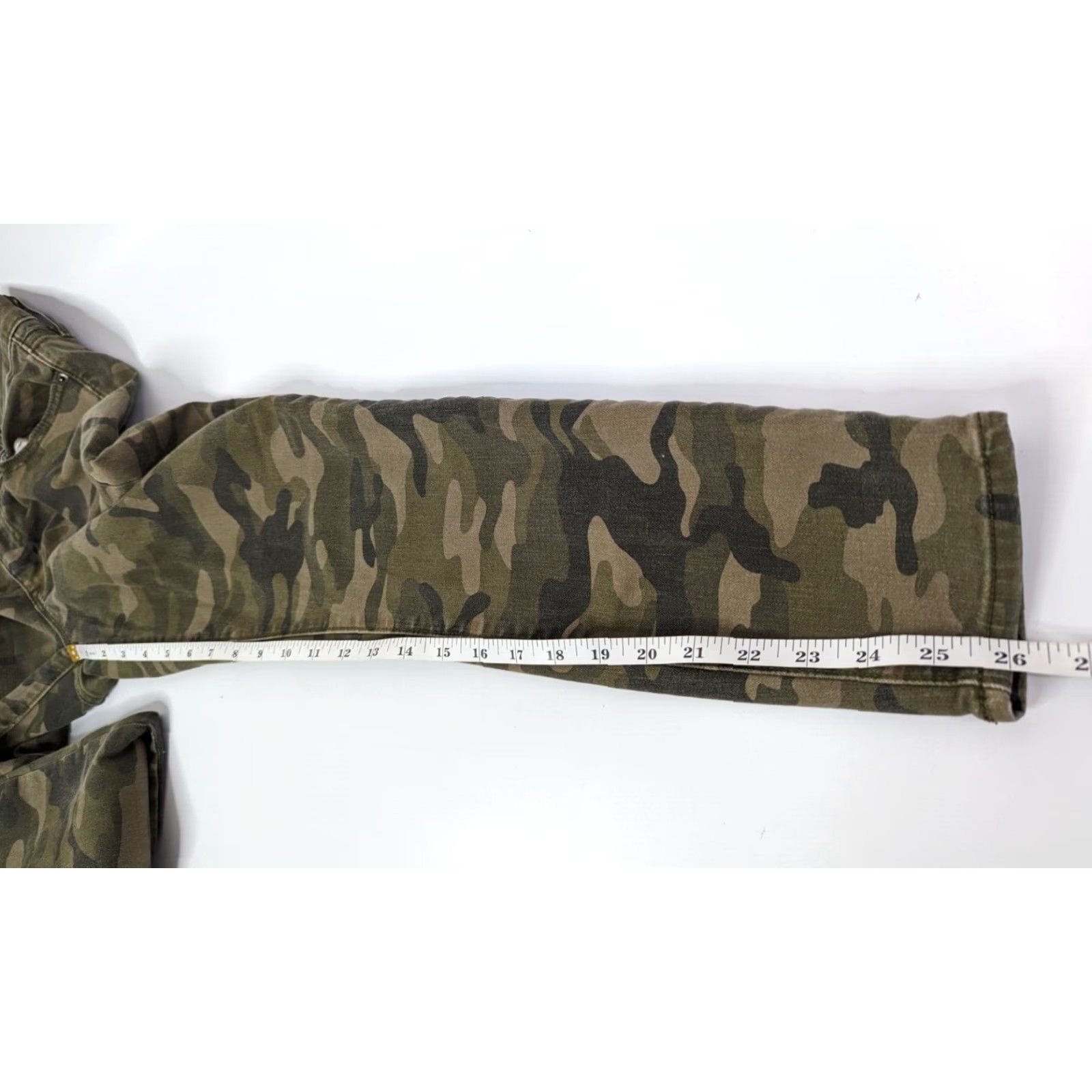 Gap VINTAGE Gap Denim Green Camo Legging Ankle Skinny 5 Pocket Stretch Pants Women's Size 30 Size 30" / US 8 / IT 44 - 6 Thumbnail