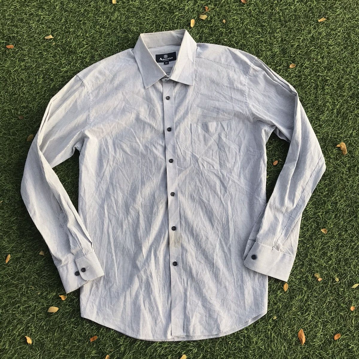 Aquascutum × Designer Aquascutum of london Stripe Shirt White Size US XL / EU 56 / 4 - 1 Thumbnail