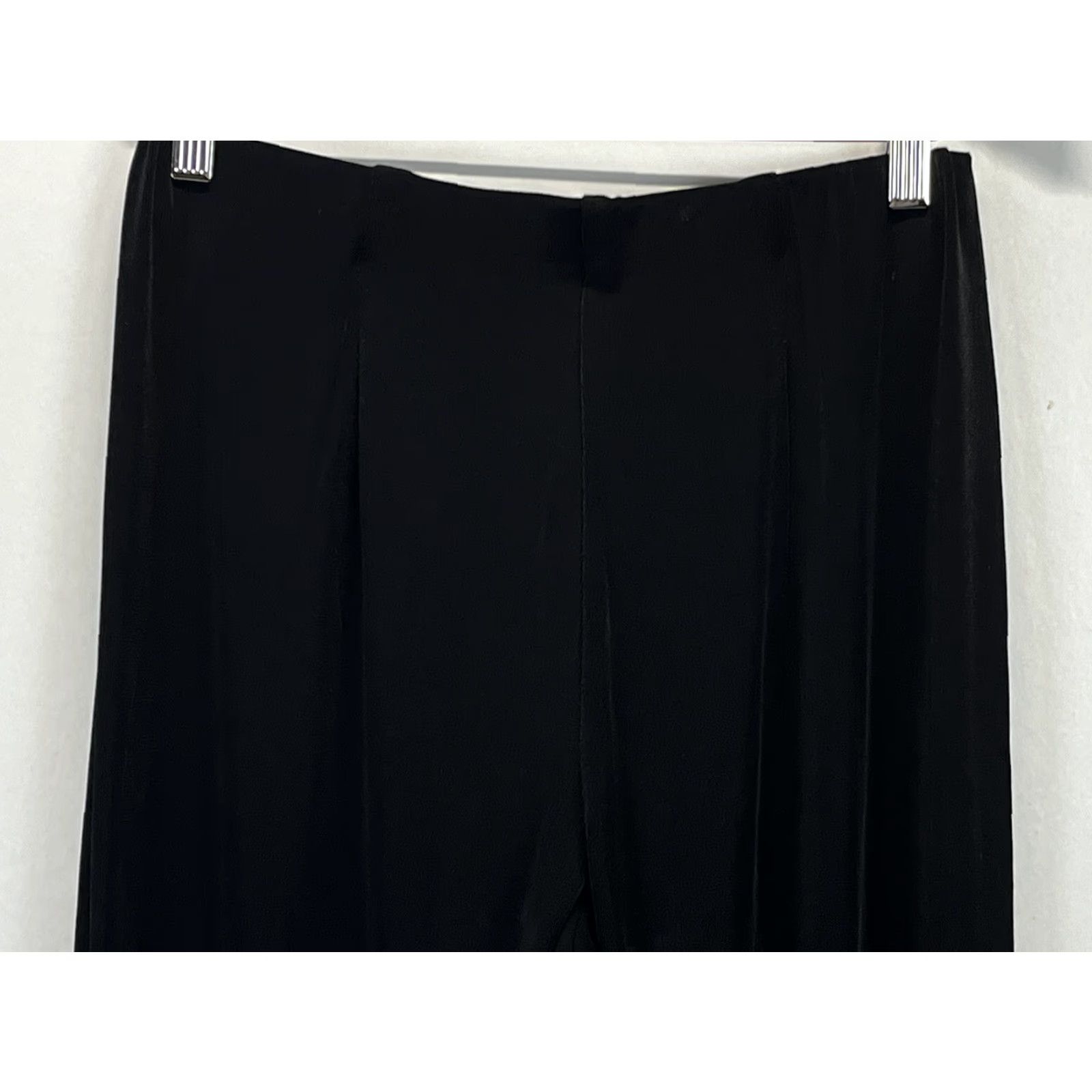 Vintage Chico's Travelers Slinky Pants Sz 1 Black Pull On Elastic Waist Ankle Women Regular Vintage No Size 25" / US 0 / IT 36 - 5 Thumbnail