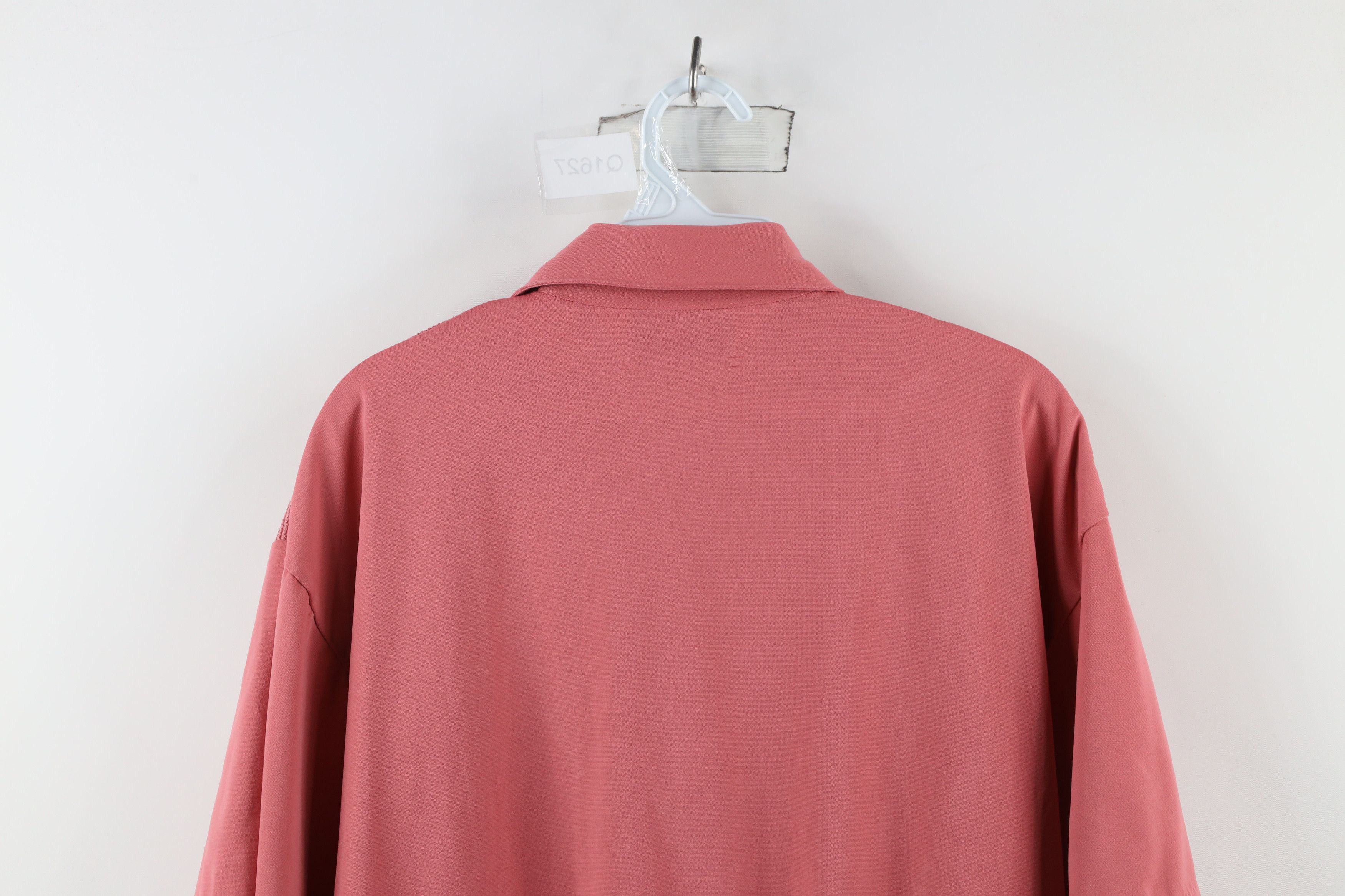Vintage Vintage 90s Streetwear Knit Collared Pullover Polo Pink Size US M / EU 48-50 / 2 - 8 Thumbnail