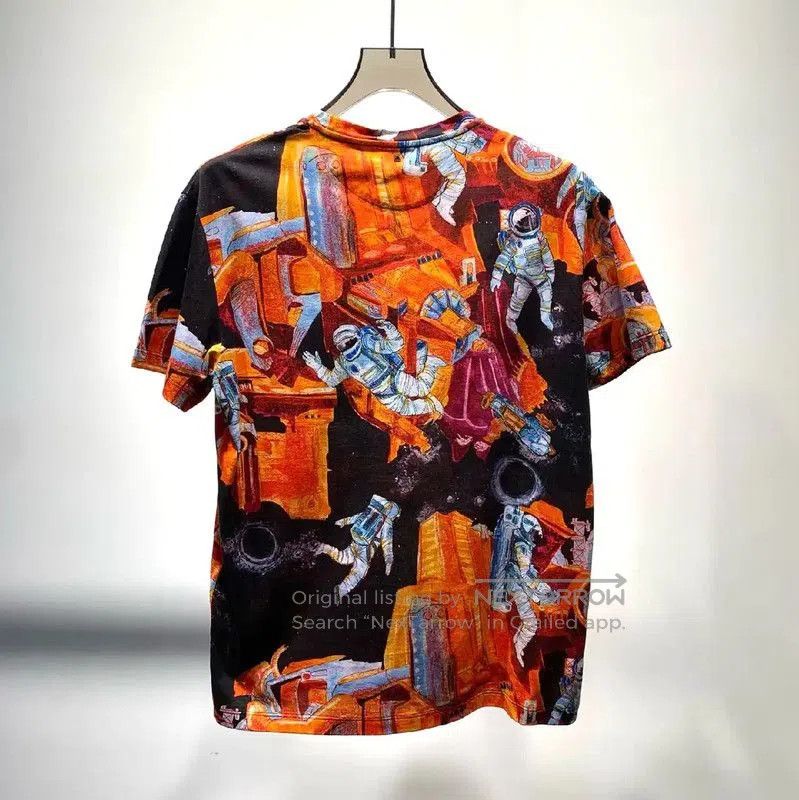 Valentino Valentino Multicolor Cotton Men's T-Shirt . Size US S / EU 44-46 / 1 - 2 Thumbnail