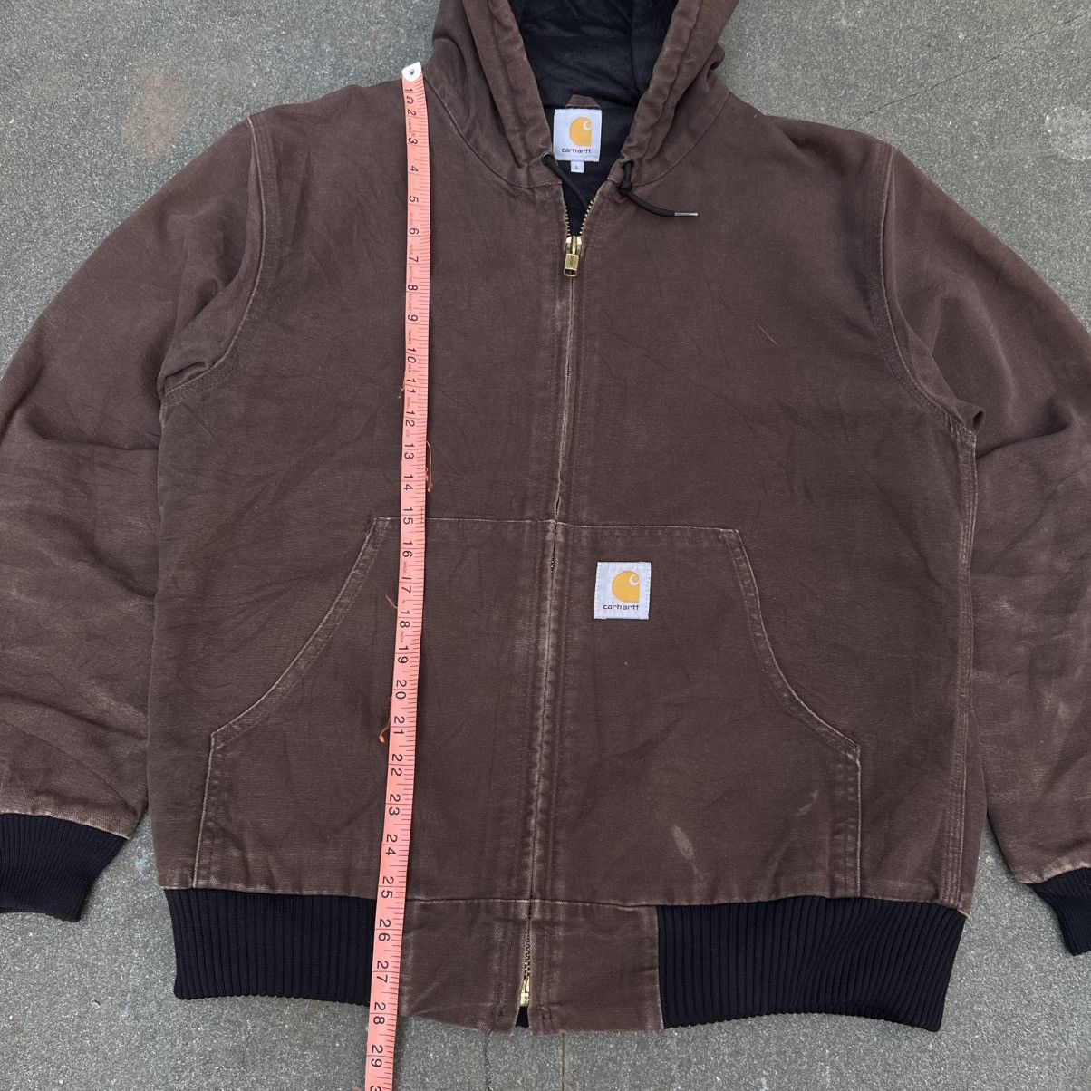 Carhartt × Vintage Vintage Carhartt Active Dark Brown Jacket Size US M / EU 48-50 / 2 - 7 Thumbnail