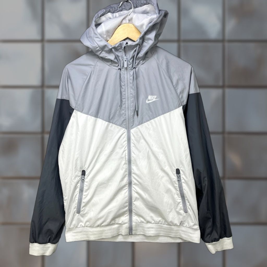 Nike × Vintage NIKE ROGER FEDERER WHITE WIMBLEDON 2012 FULL ZIP