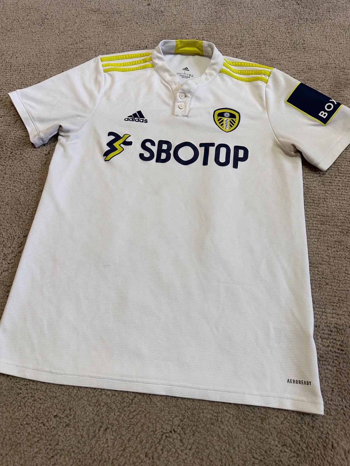 Adidas LEEDS UNITED 2021/2022 FOOTBALL SOCCER SHIRT JERSEY ADIDAS Size US L / EU 52-54 / 3 - 2 Thumbnail