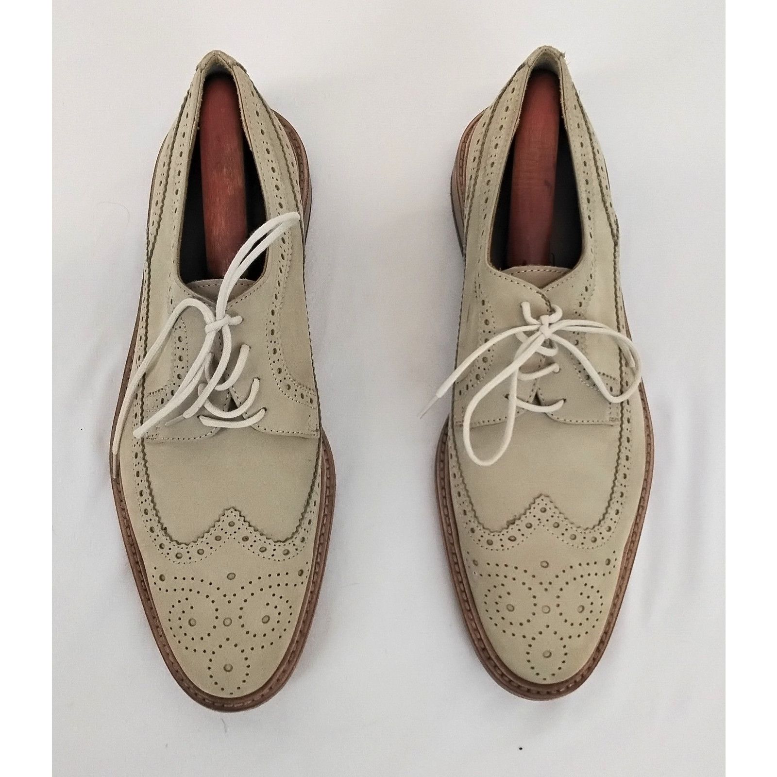 Nordstrom John W. Nordstrom Lucas Dress Shoes Men's Size 9M Sand Suede Size US 9 / EU 42 - 8 Thumbnail