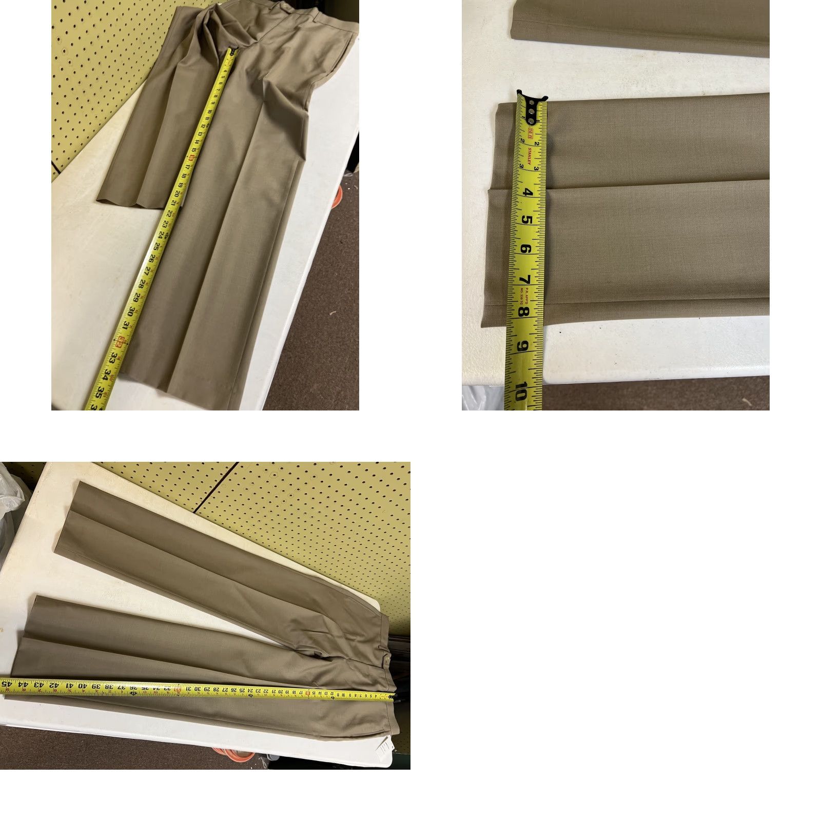 Ralph Lauren Lauren Ralph Lauren New Comfort Wool Chino Pants 34x34 Men Flat Front Tan Beige 125 Size US 38 / EU 54 - 8 Thumbnail