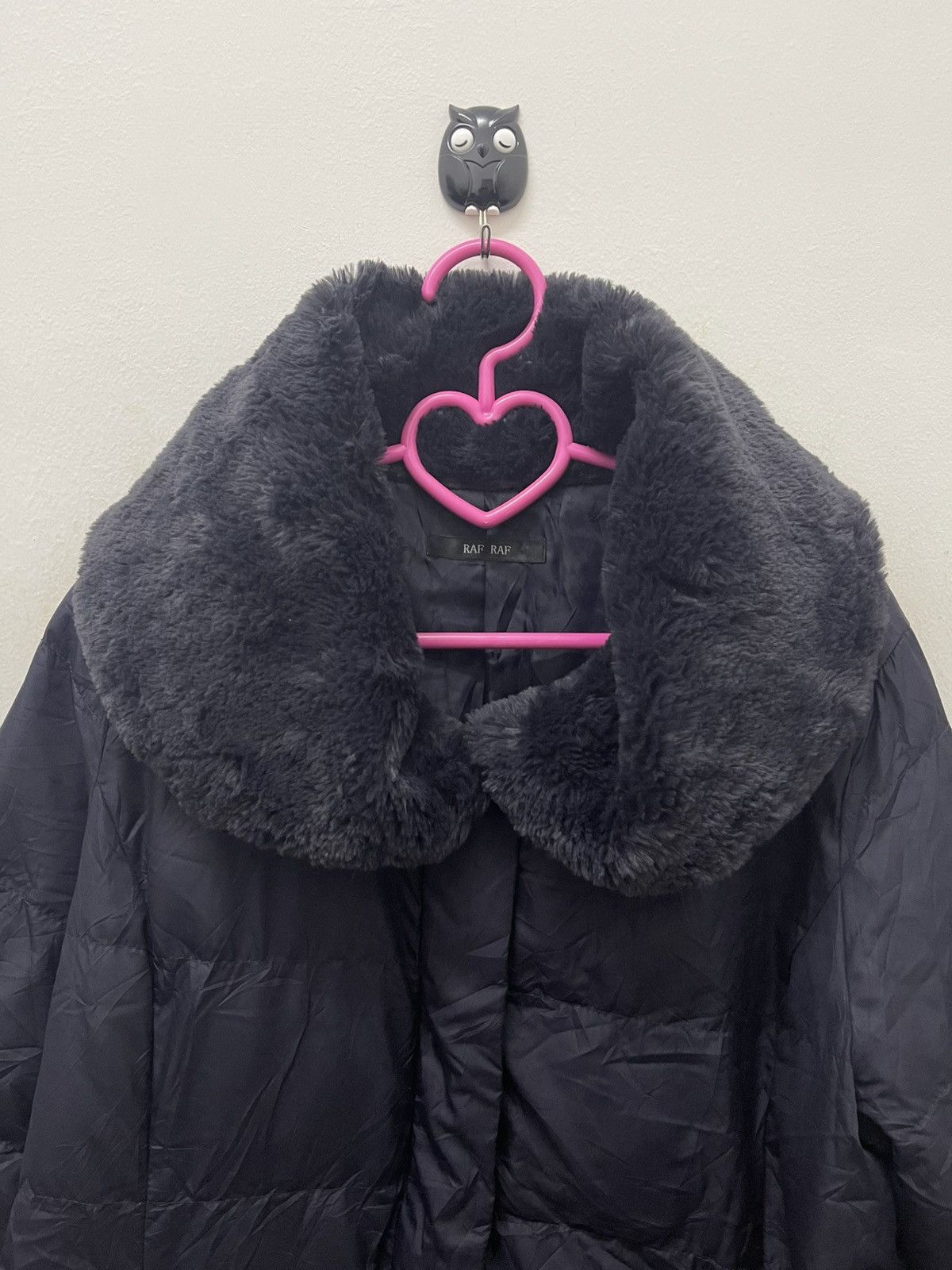 If Six Was Nine Rare Vintage RAF RAF Quilted Puffer Faux Fur Jacket Size US L / EU 52-54 / 3 - 3 Thumbnail