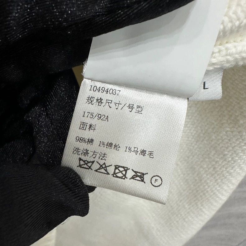 Loewe LOEWE White embroidered tassel sweater Size L / US 10 / IT 46 - 6 Thumbnail