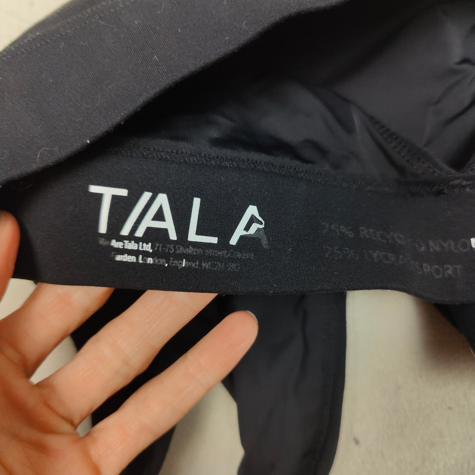 Other T/ala DayFlex V Neck Sports Bra Womens XL Shadow Black Size XL / US 12-14 / IT 48-50 - 5 Thumbnail