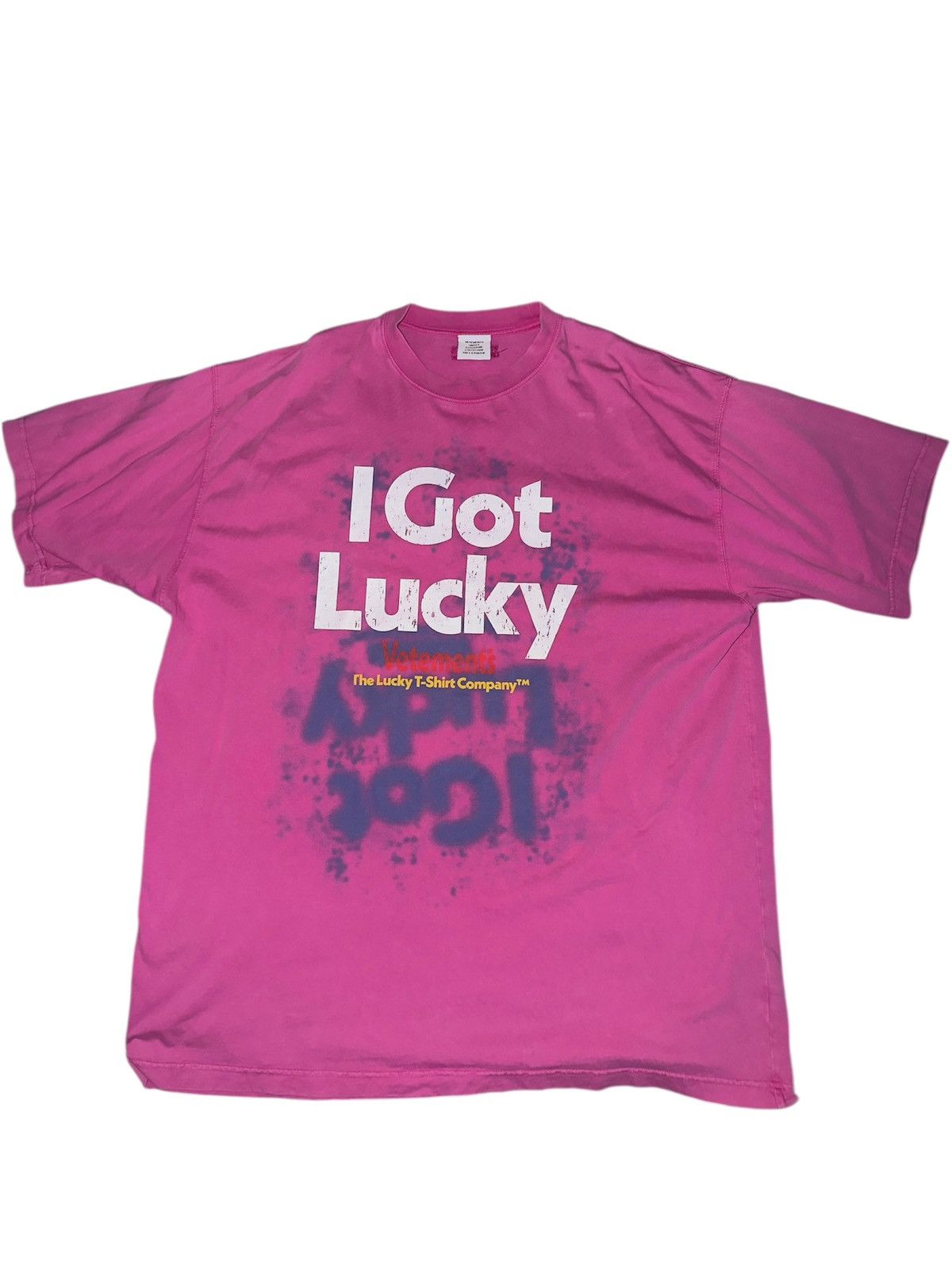 Vetements “I Got Lucky” Tee