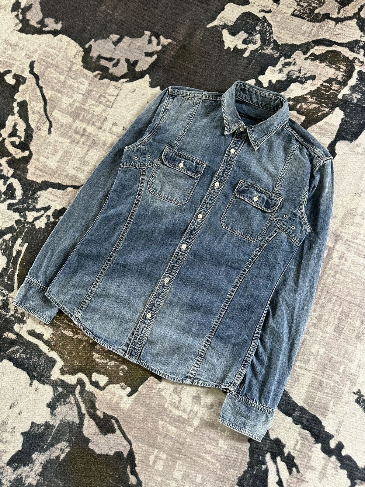 Kiminori Morishita × Tete Homme Archive Tete Homme denim shirt Size US M / EU 48-50 / 2 - 3 Thumbnail