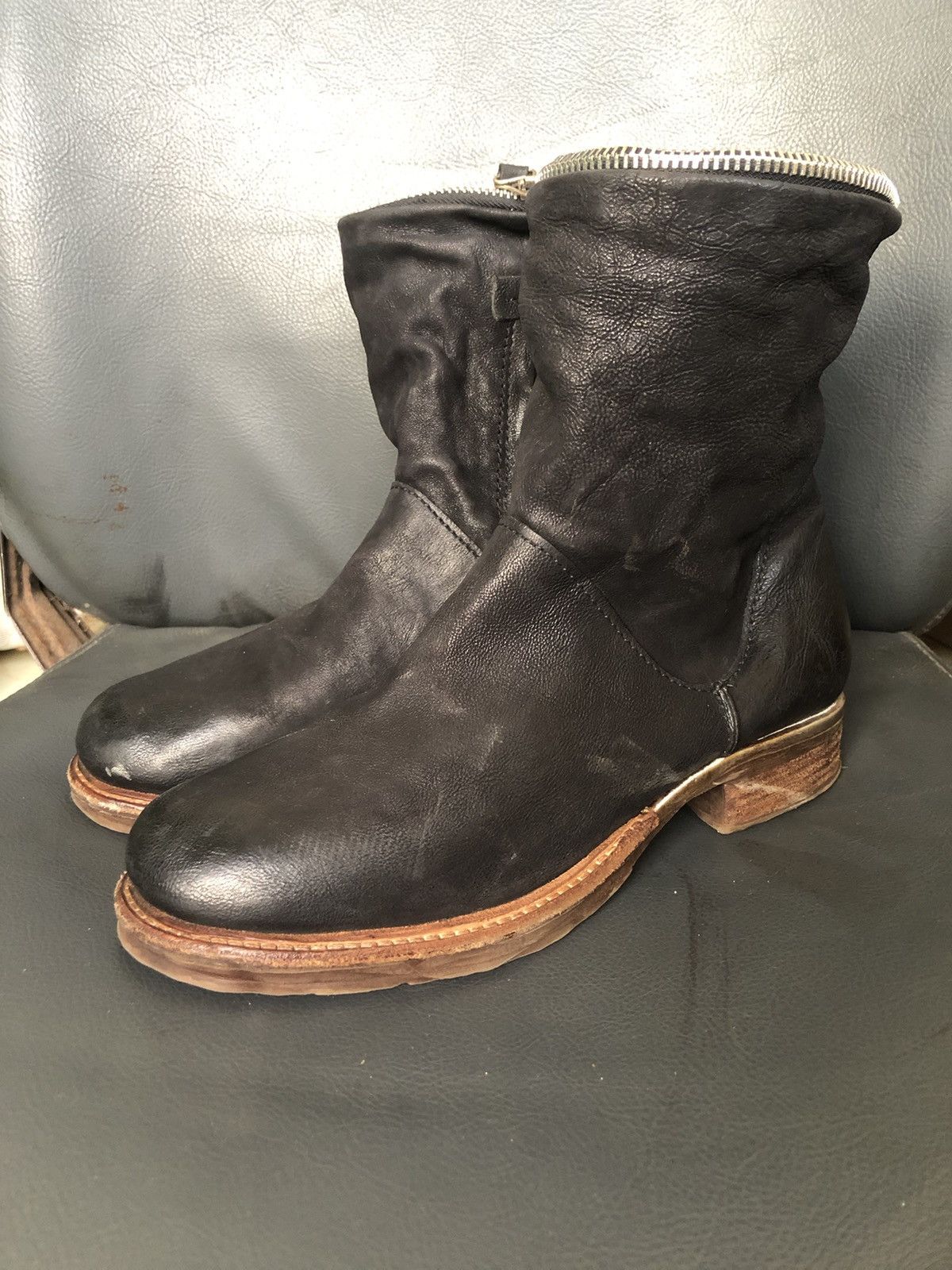 A.S.98 A.S 98 Black Calfskin Leather Women’s Boots Size 37 Size US 6.5 / IT 36.5 - 1 Thumbnail