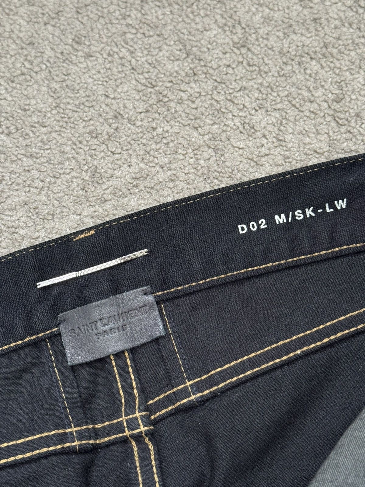 Saint Laurent Paris SS16 Saint Laurent Hedi Slimane Distressed Crash Denim Jeans Size US 28 / EU 44 - 13 Thumbnail