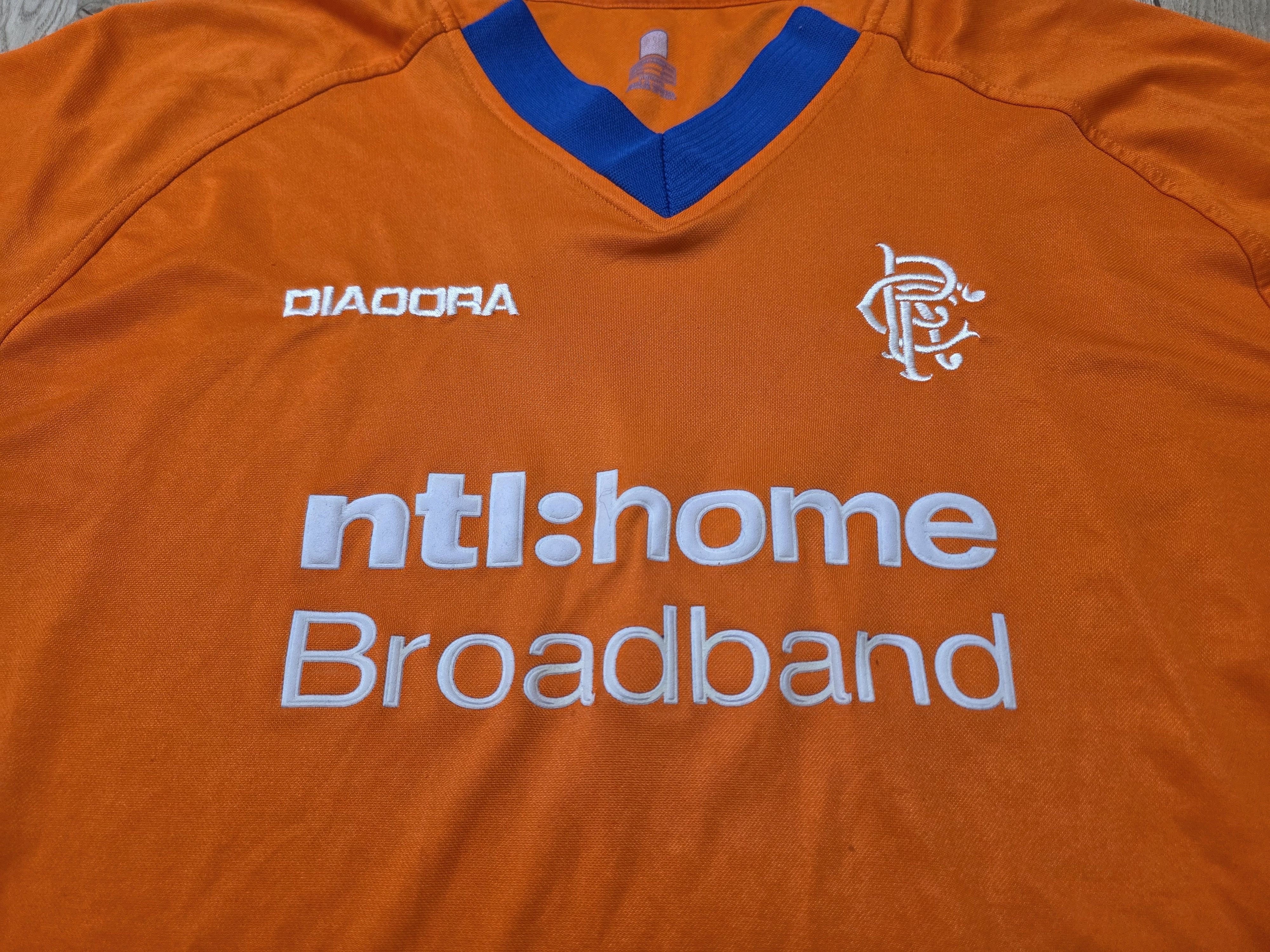 Diadora GLASGOW RANGERS 2002 2003 AWAY FOOTBALL SOCCER JERSEY 3XL Size US XXL / EU 58 / 5 - 3 Thumbnail